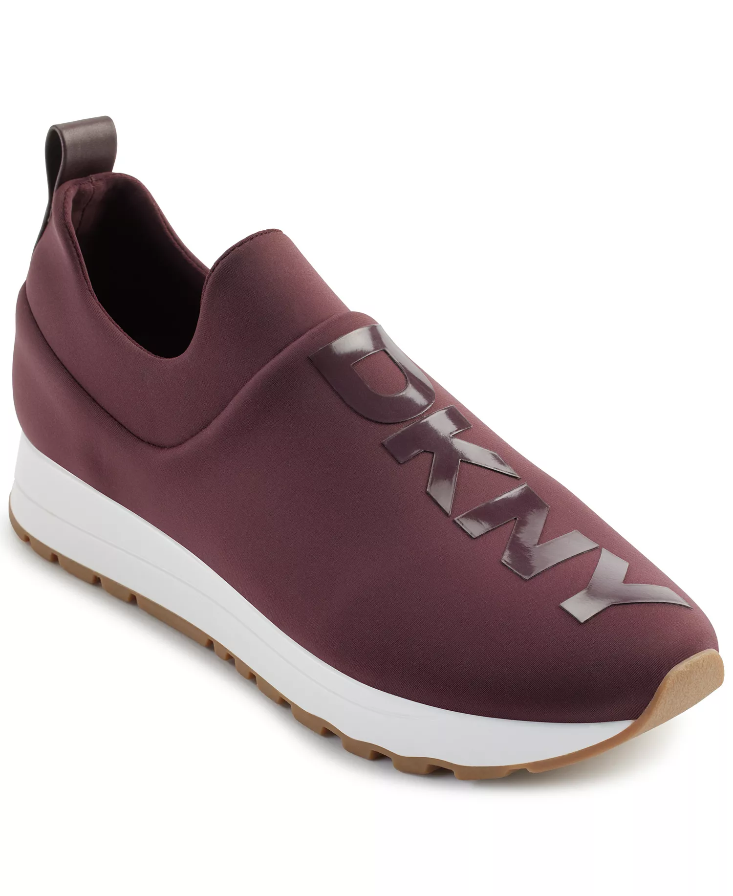 Women's Jadyn Logo Slip-On Sneakers, Created for Macy's - Dark Cherry - 5.5M