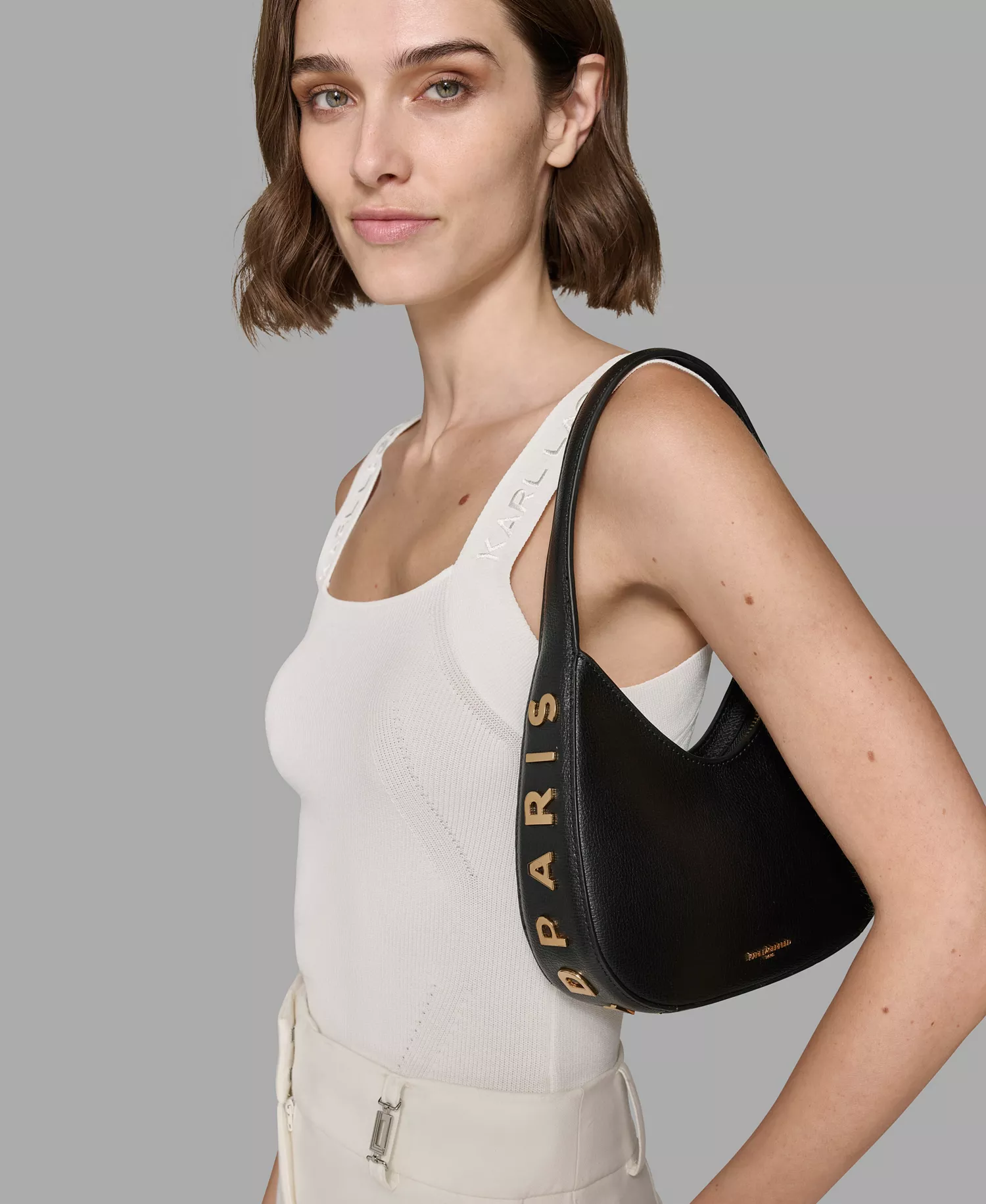 Desi Hobo Bag - Black/Gold - NO SIZE