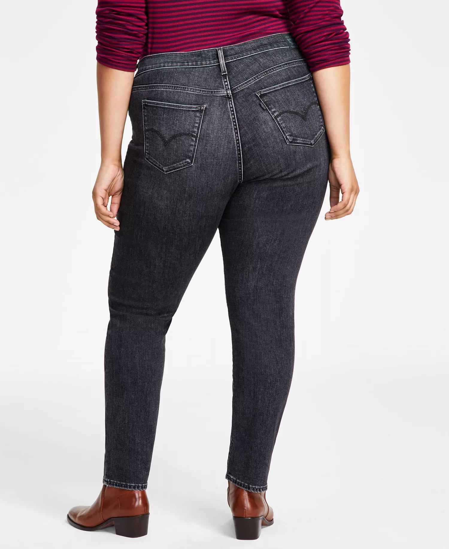 Women's 311 Mid Rise Shaping Skinny Jeans - Bloom Black - 14W