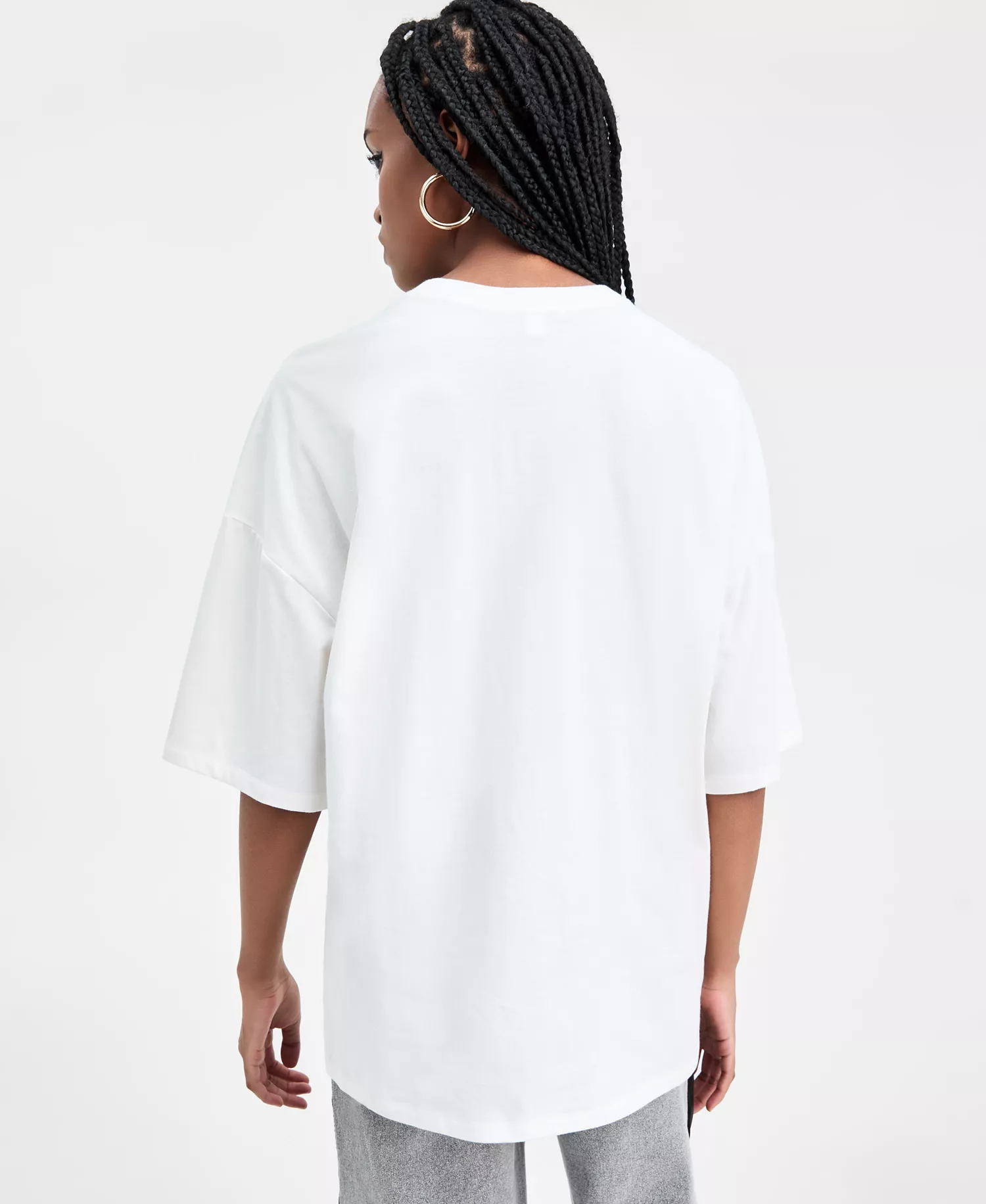 Women's Los Angeles Embroidered T-Shirt, Macy's Exclusive - Crema - L