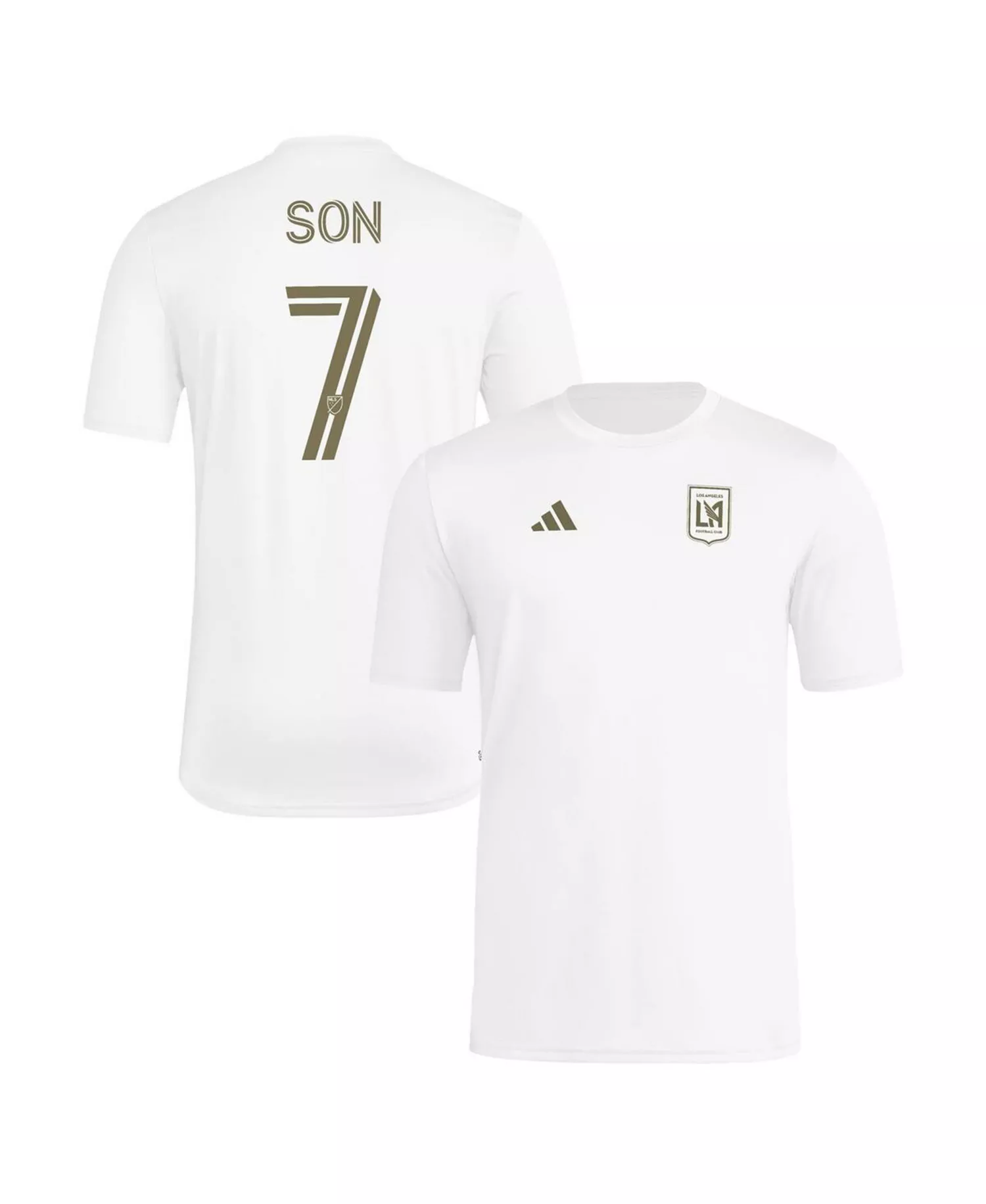 Men's Son Heung-Min White LAFC Pre-Game T-Shirt - White - 2XL
