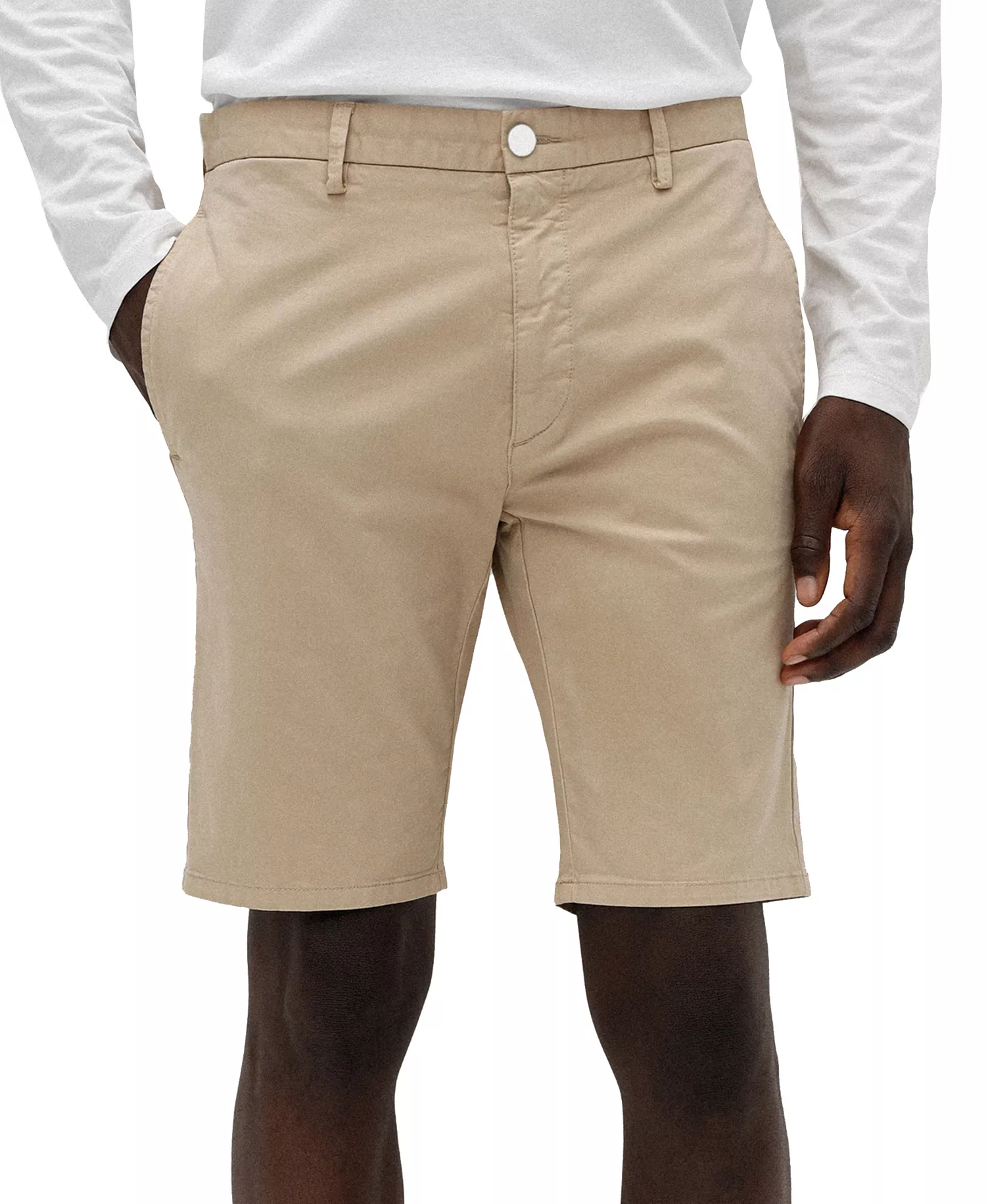 Men's David222SD Slim-Fit Shorts - Medium Beige - 36