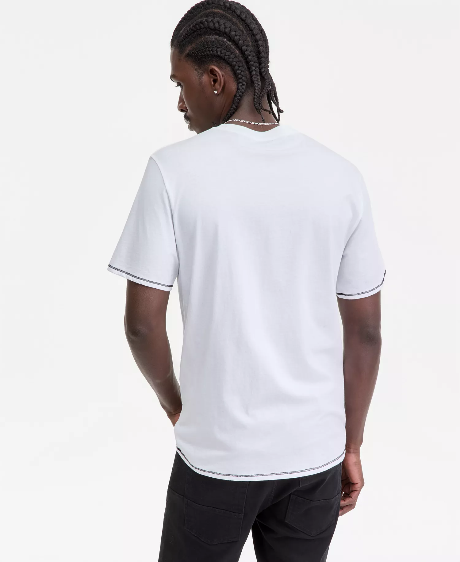 Men's Shiny K Logo T-Shirt - White - 2XL