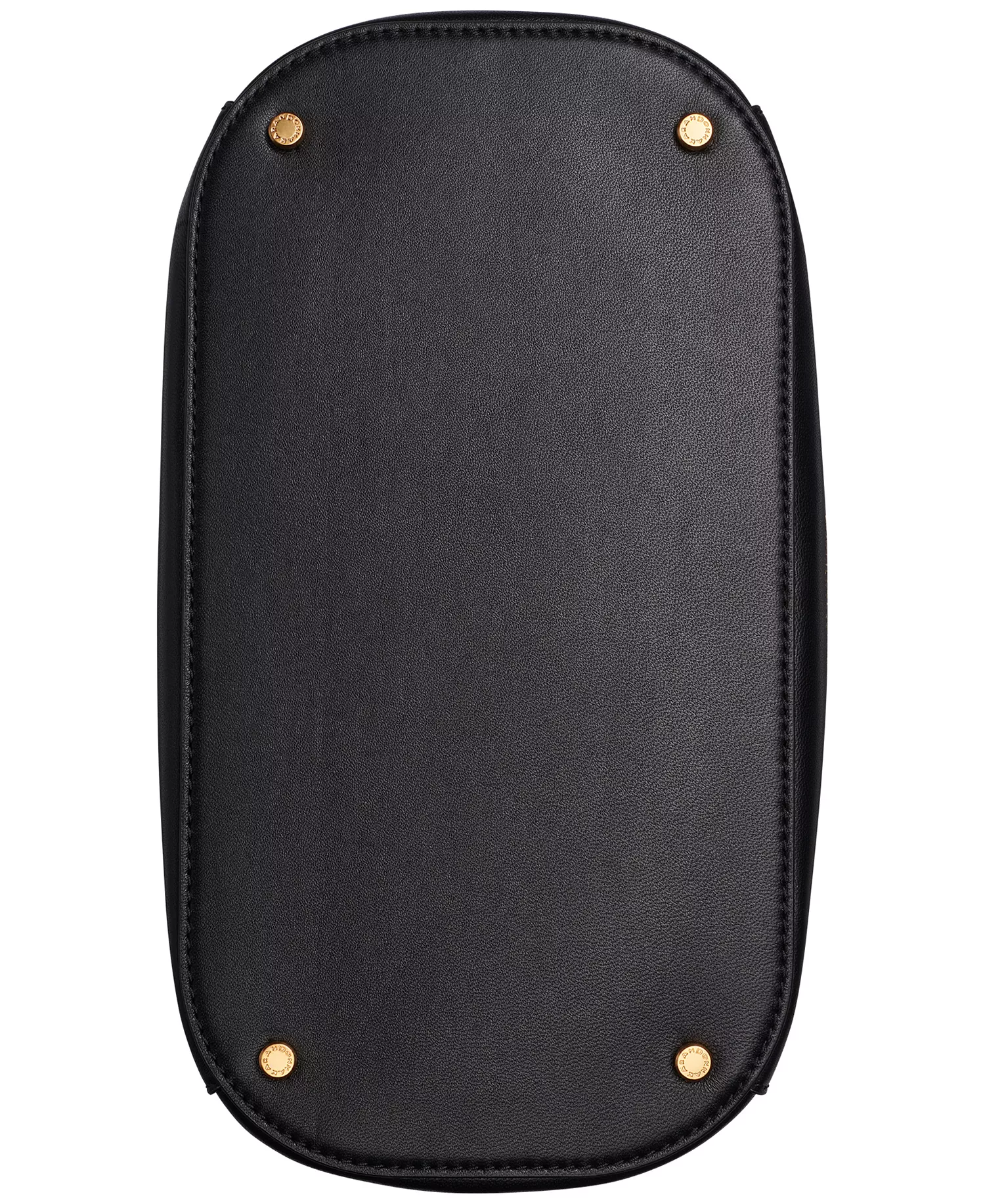 Gingham Medium Bucket Bag - Black/gold - ONE SIZE