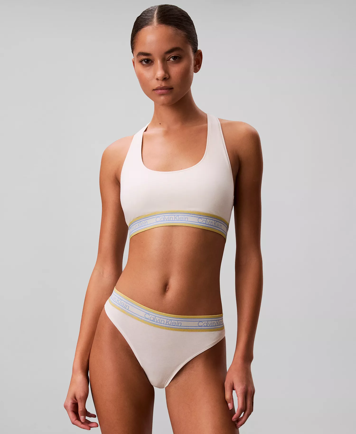 Icon Tanga Cut Panties - White - L