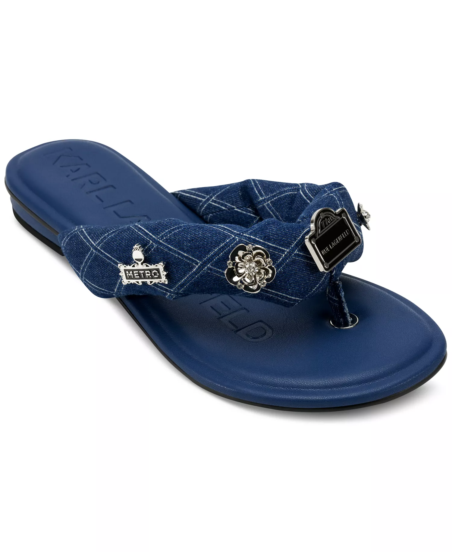 Women's Ceejay Rue Embellished Sandals - Blue - 5.5M