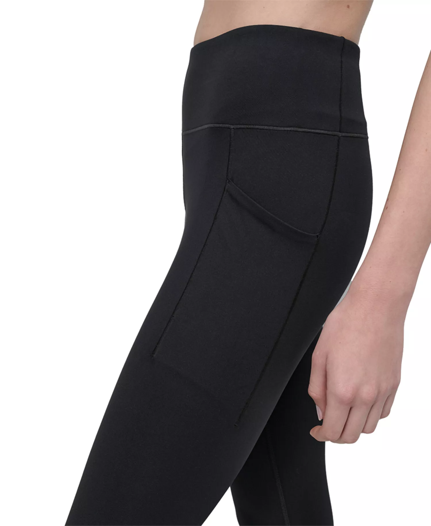 Women's Balance Compression High-Waist 7/8 Tights - Black - XS