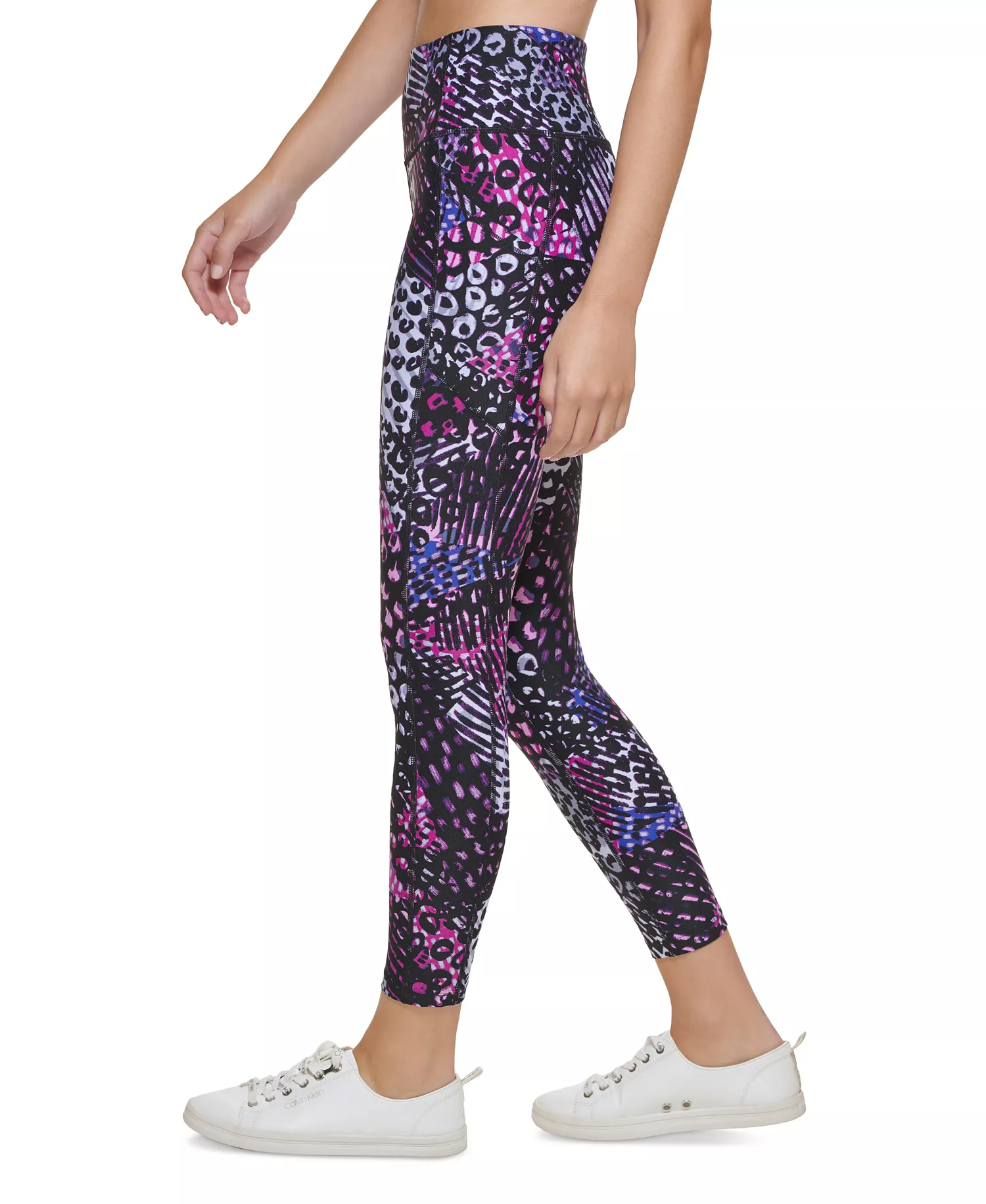 Printed 7/8 Leggings - Animal Spin Polar - XS