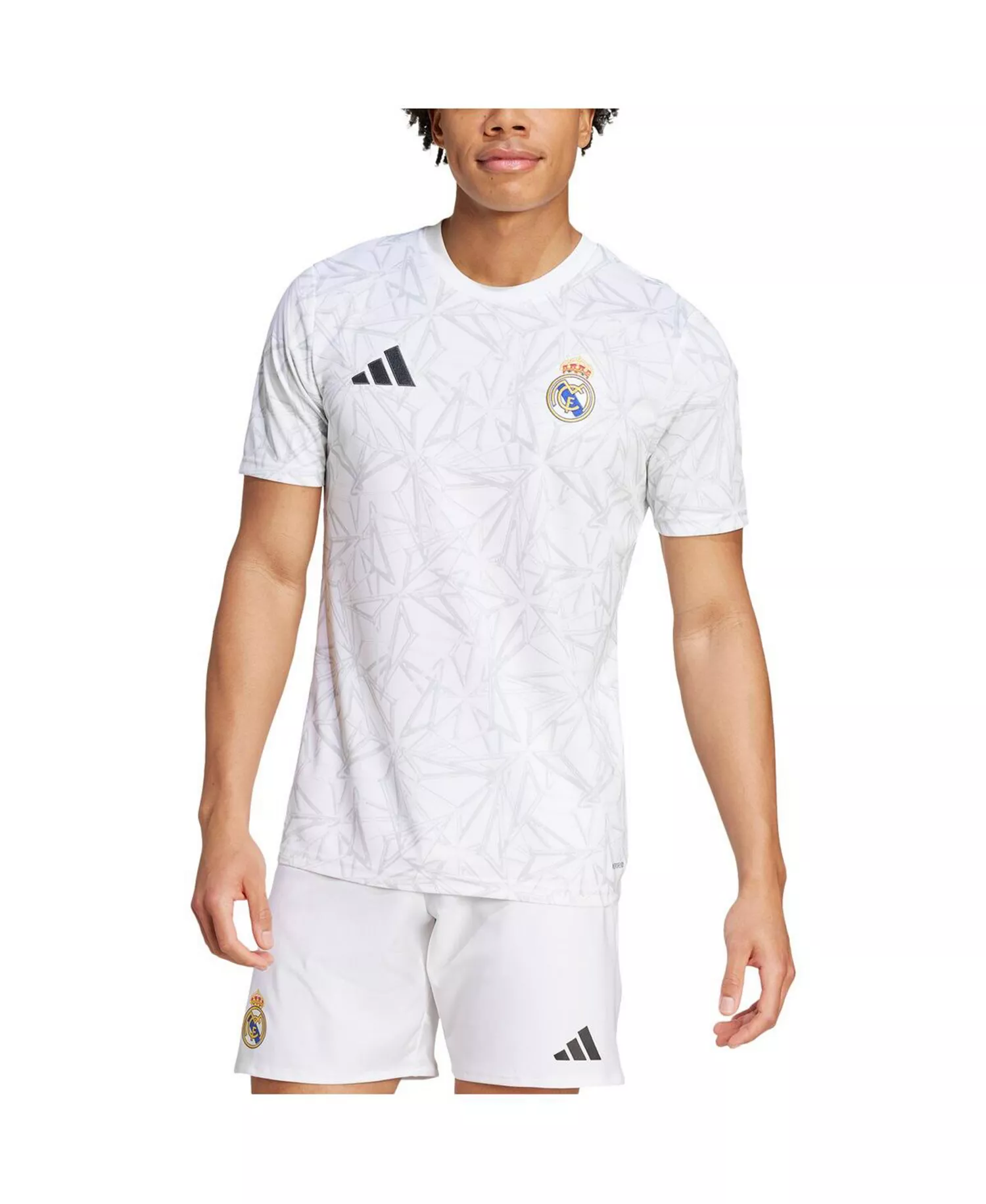Men's White Real Madrid 2024/25 Pre-Match Top - White - 2XL