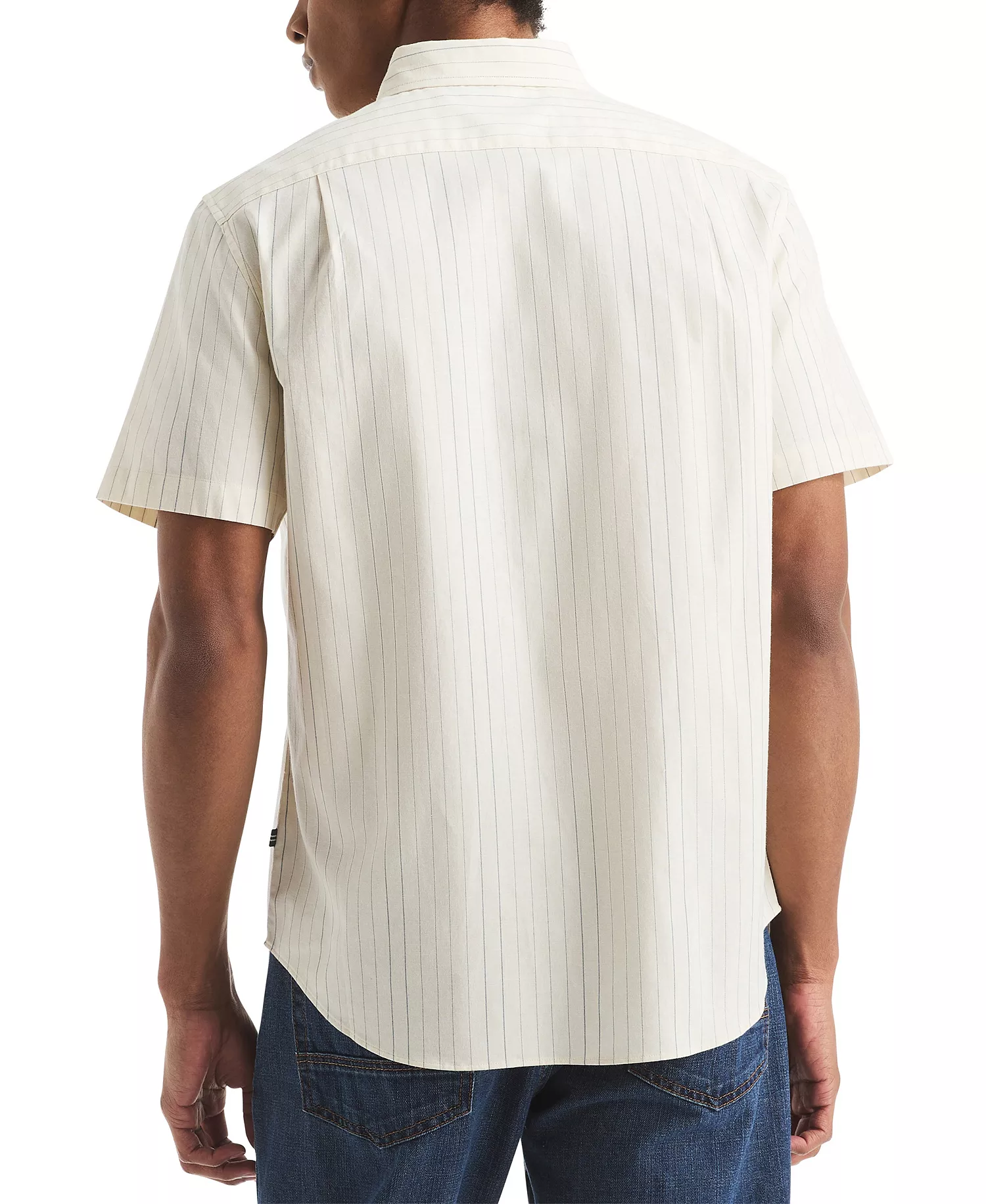 Men's Oxford Stripe Shirt - Tahiti Vanilla - 2XL