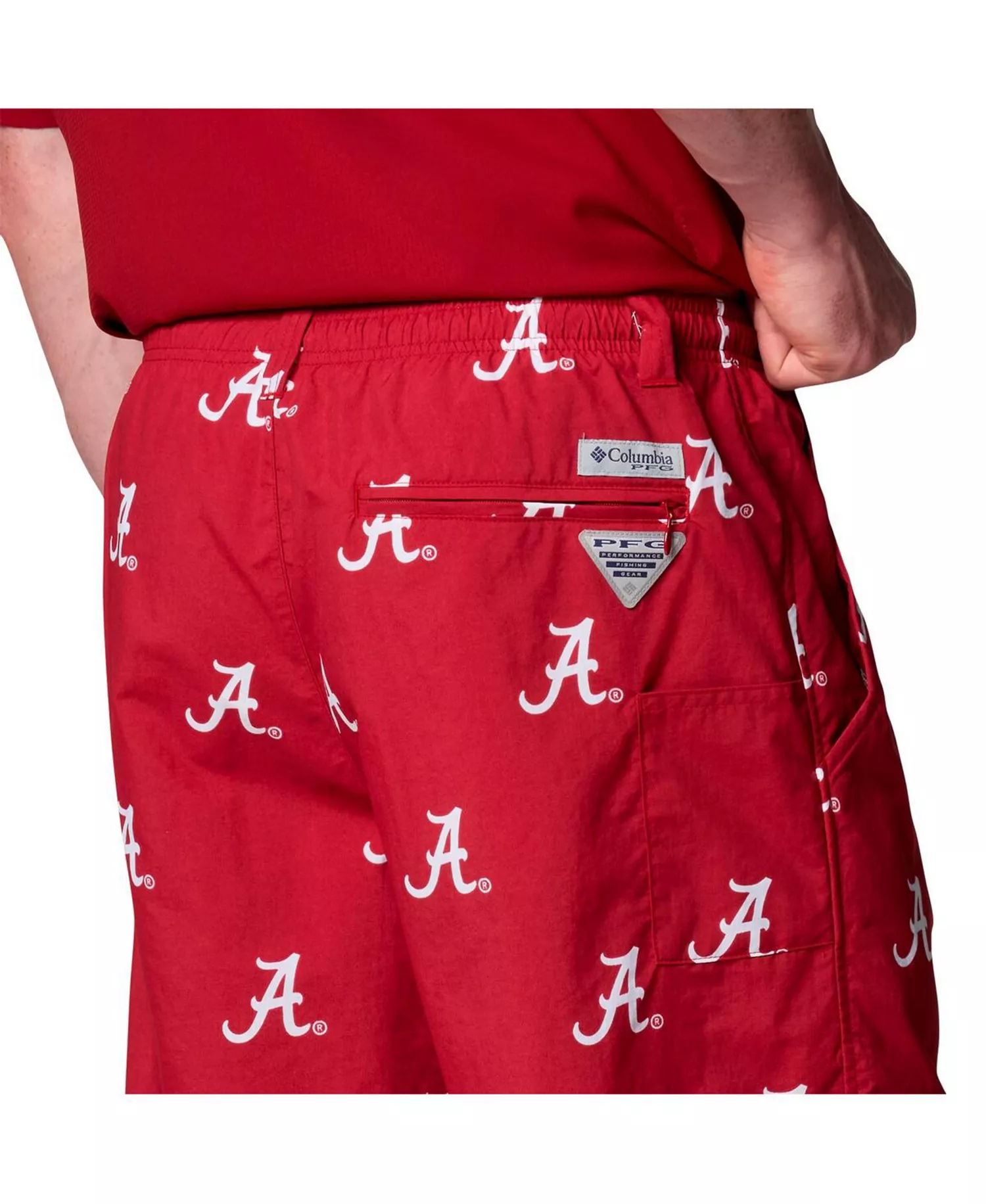 Men's Crimson Alabama Crimson Tide Big Tall Backcast Shorts - Crimson - 2X