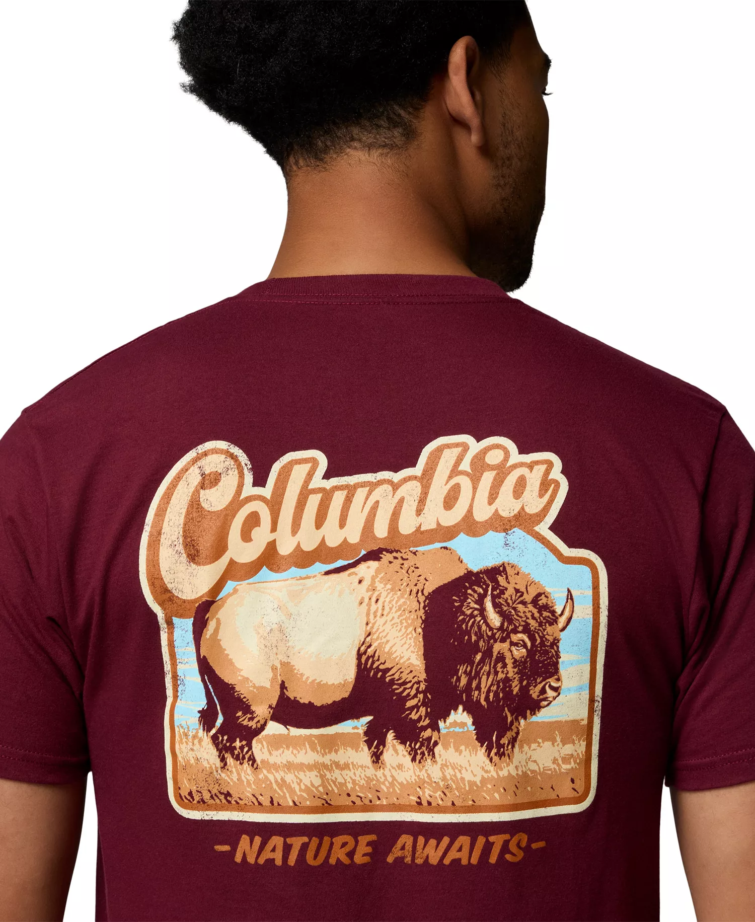 Men's Grassfed Graphic T-Shirt - Rich Wine - L