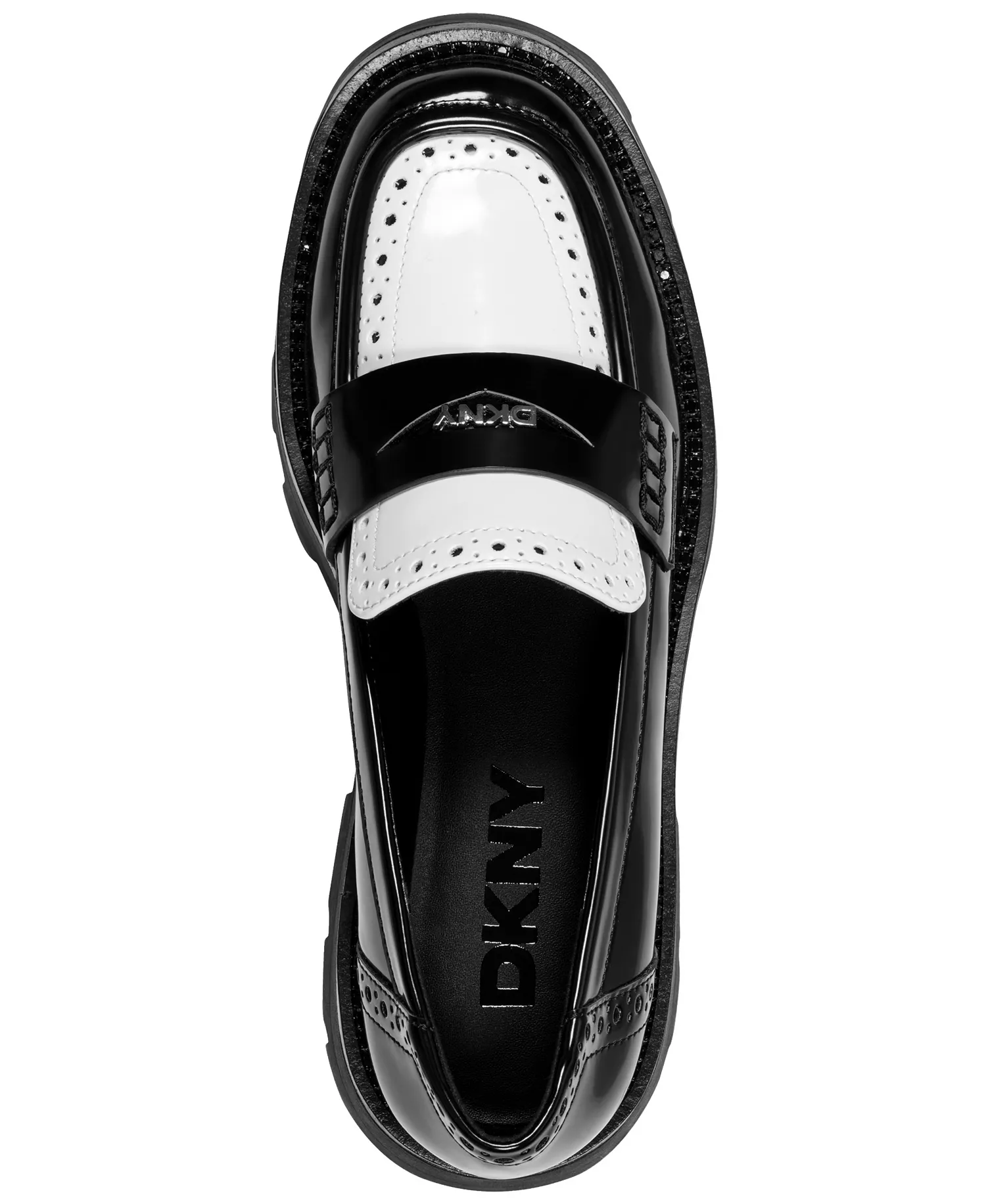 Women's Sahana Slip-On Loafers - Black/ White - 10M
