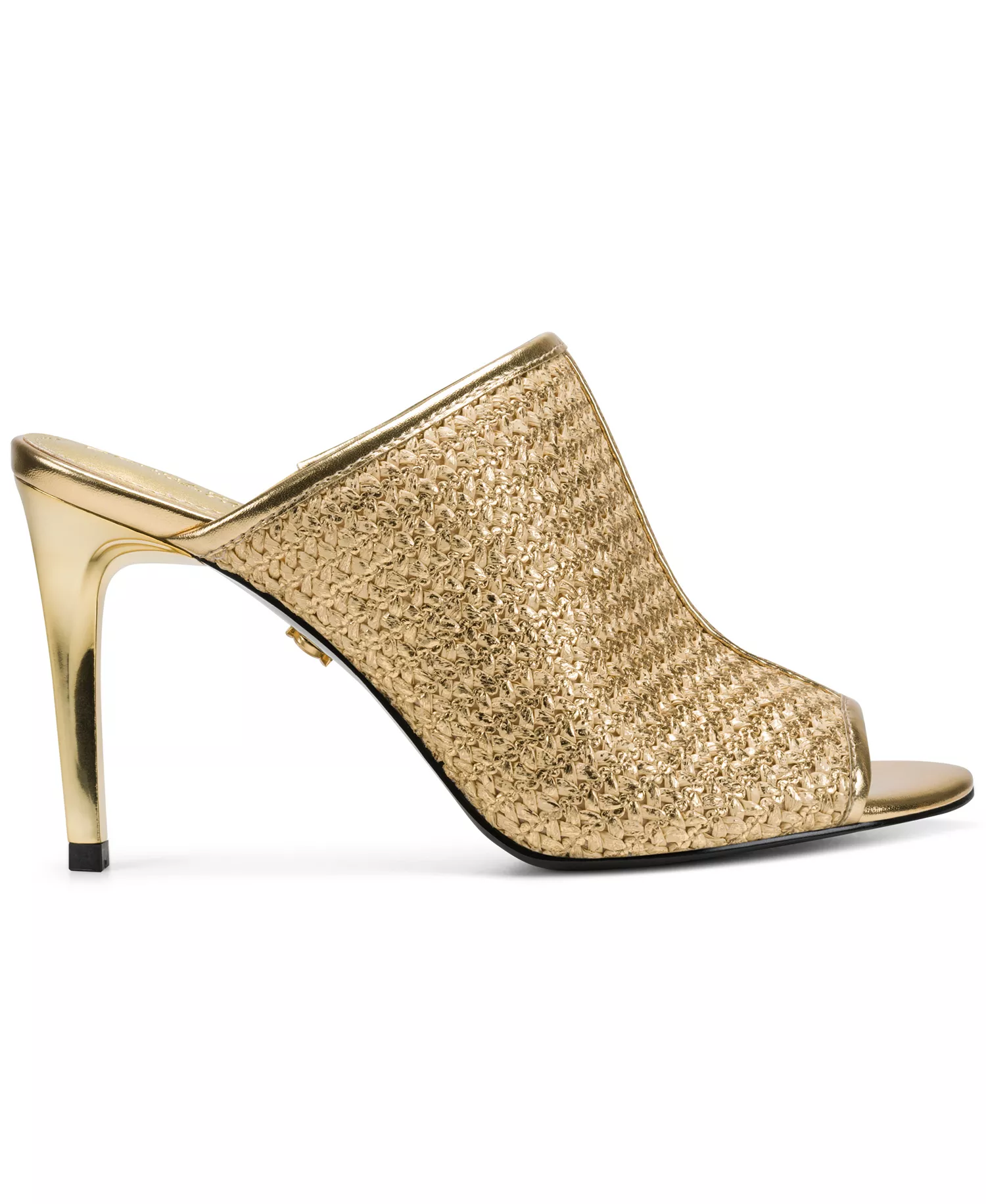 Women's Donna Heeled Stiletto Heel Sandals - Gold - 10