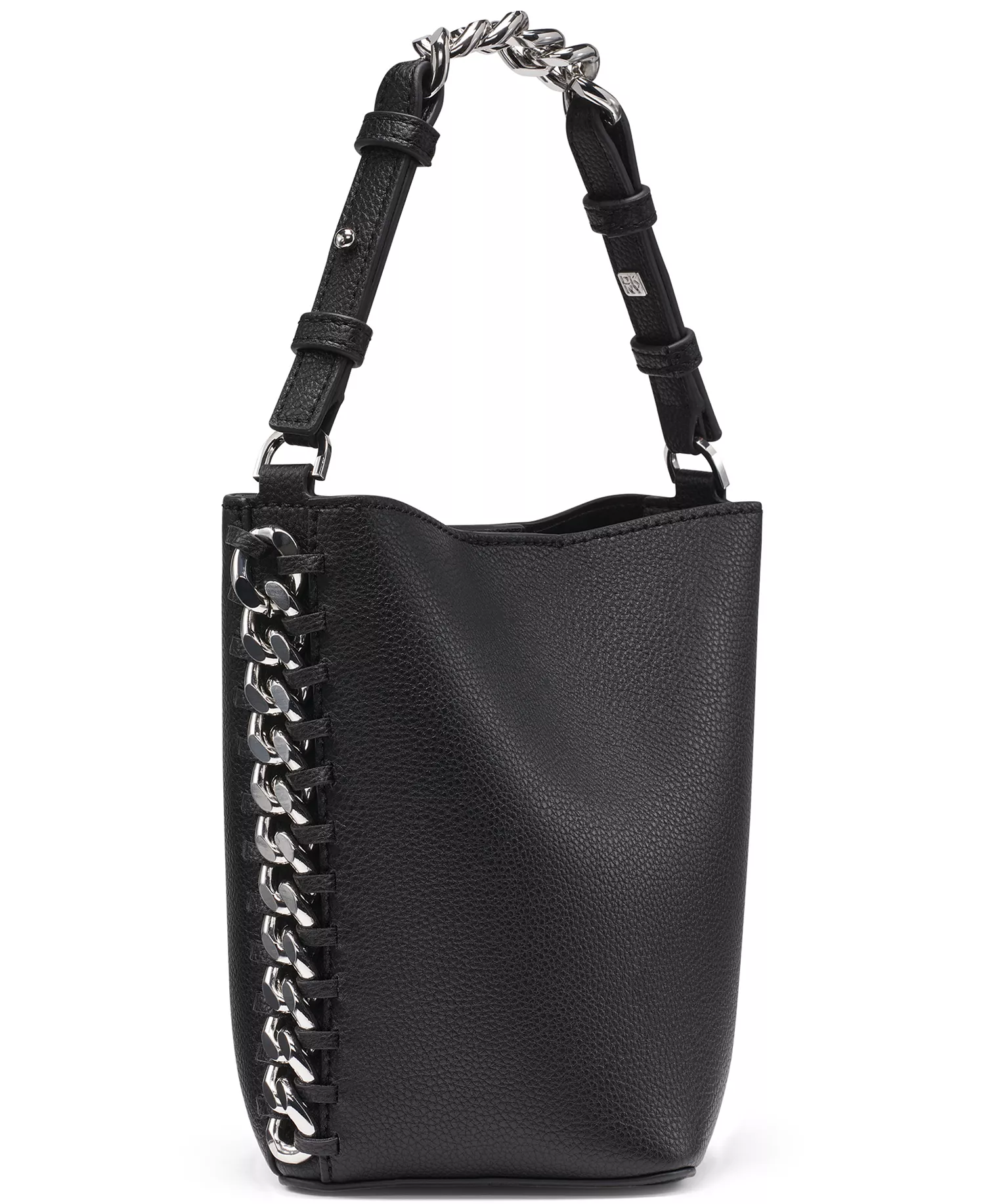 Riona Small Bucket Bag - Black/silver - NO SIZE