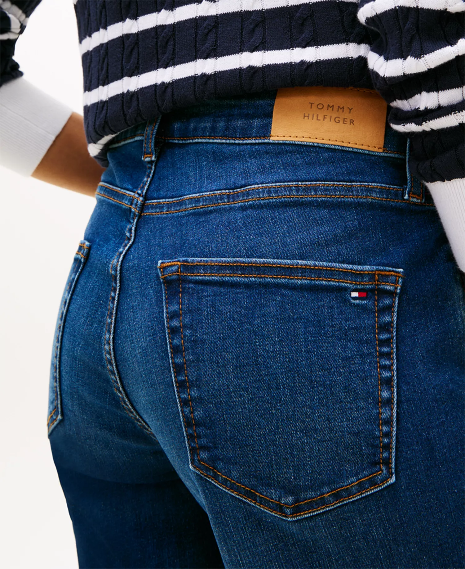 Women's Dark Blue Denim Shorts - Blue - 10