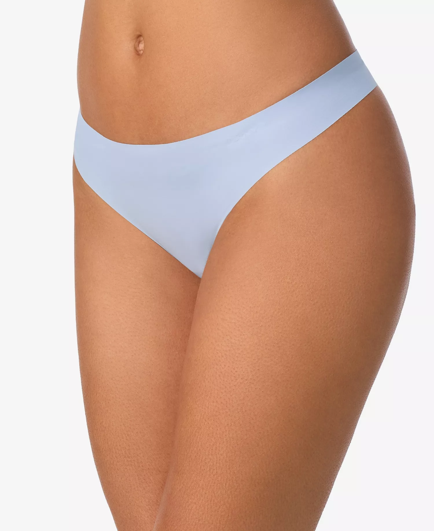 Women's Litewear Cut Anywear Logo Thong Underwear-DK5026 - Aquifer - L