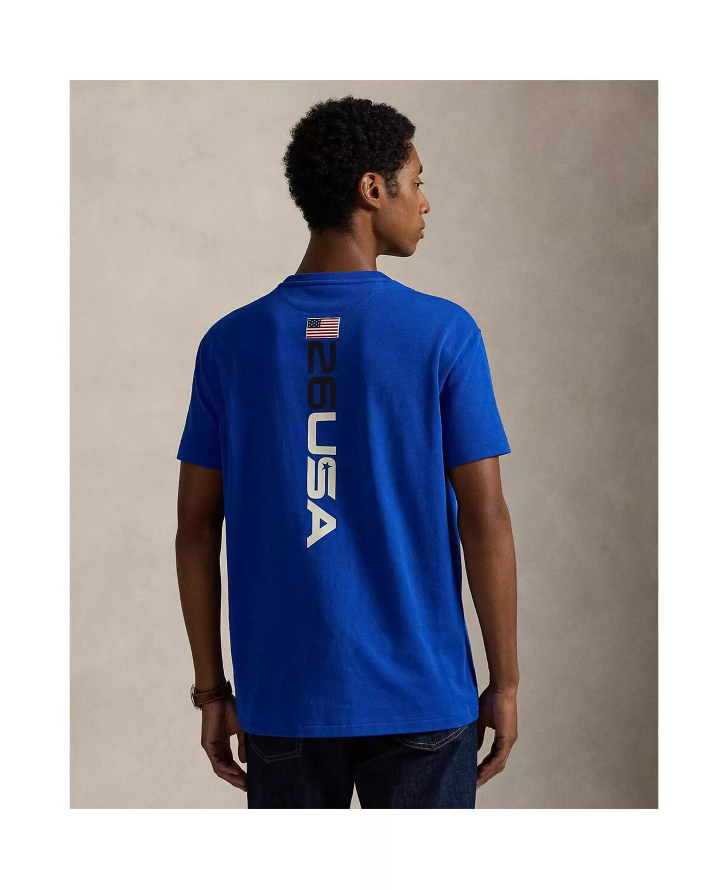 Men's Team USA Graphic T-Shirt - Blue - L