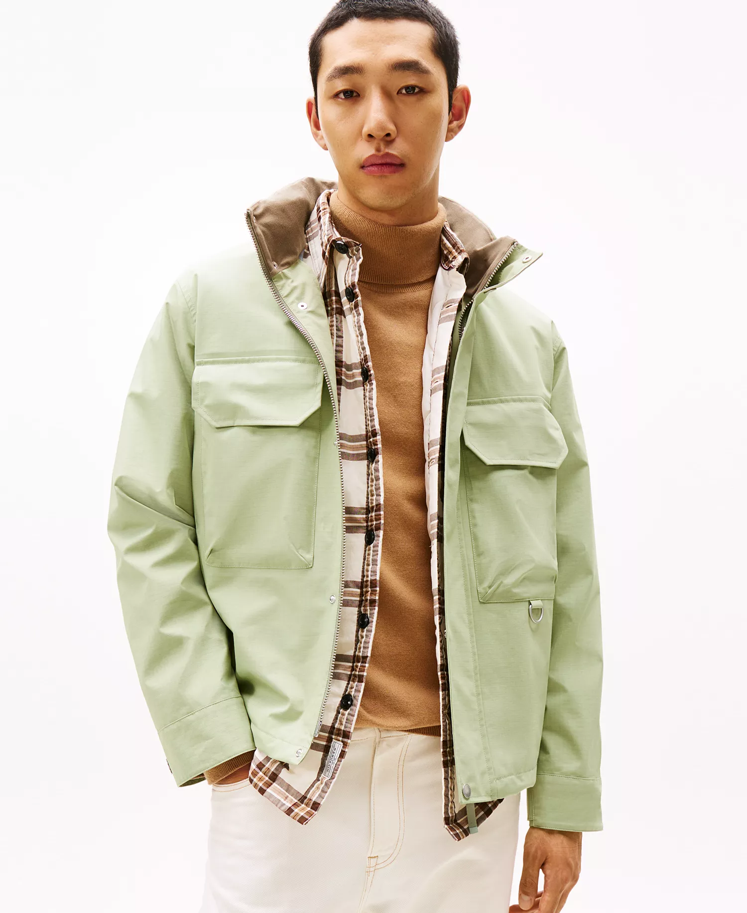 Men's Wet Weather Ripstop Wader Jacket - Earth Sage - L