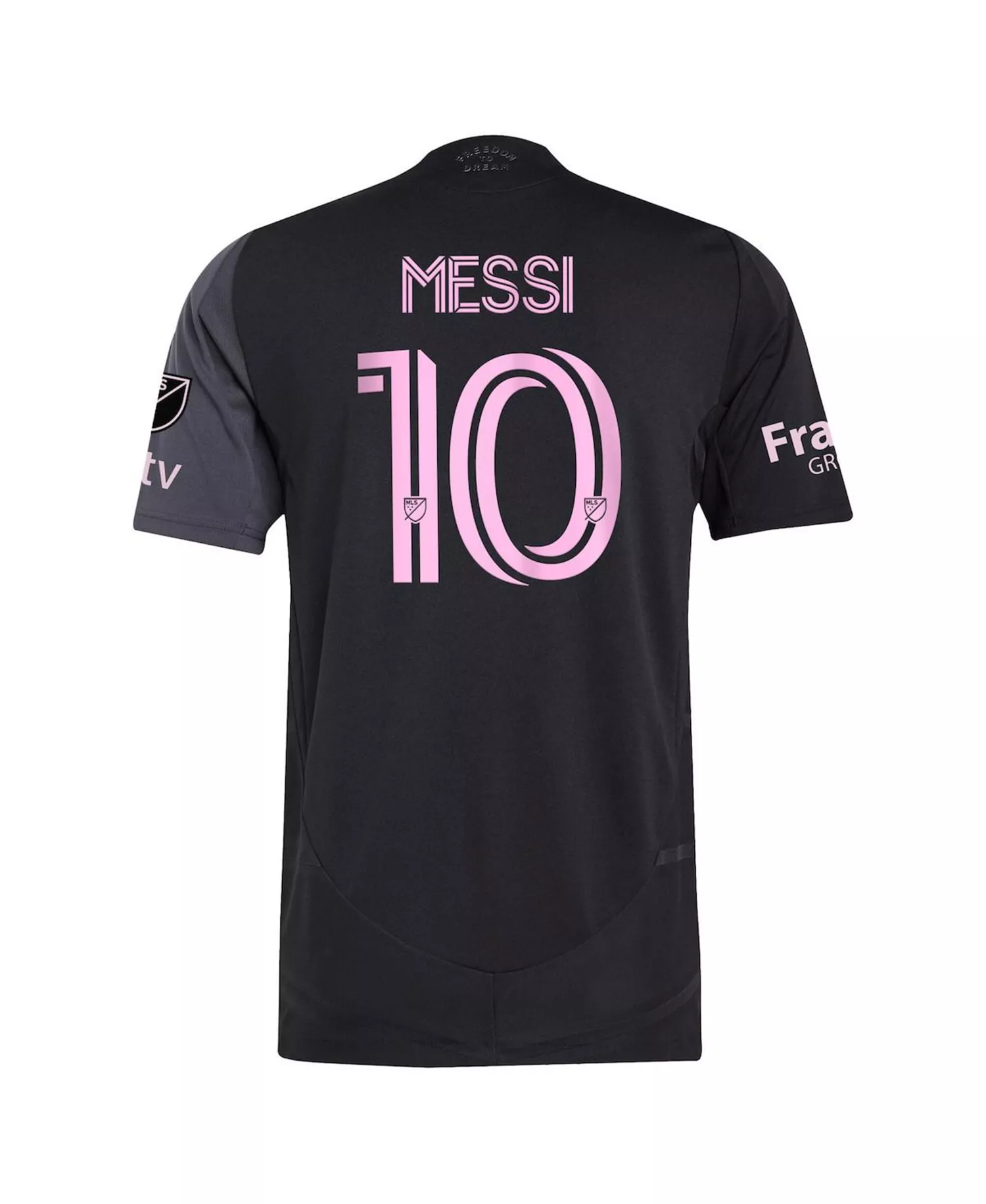 Men's Lionel Messi Black Inter Miami CF 2025 The Fortitude Kit Authentic Player Jersey - Black - 2XL