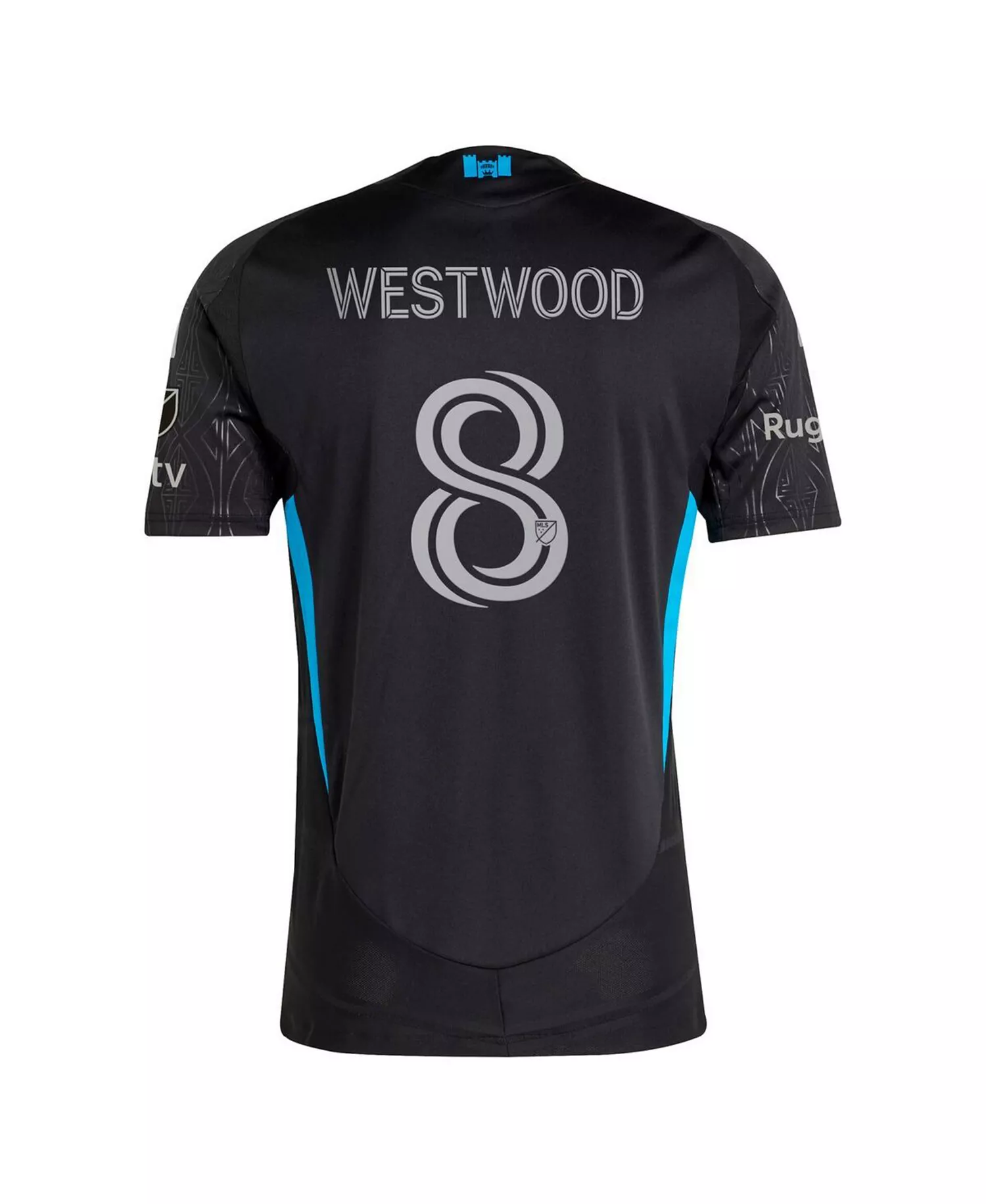 Men's Ashley Westwood Black Charlotte FC 2025 Fortress Kit Authentic Player Jersey - Black - 2XL