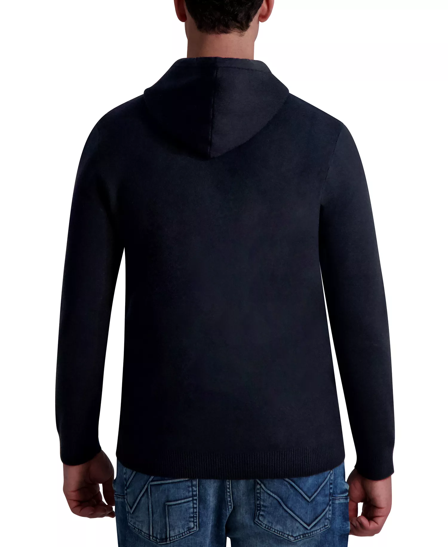 Men's Pull-On Hoodie - Black - 2XL