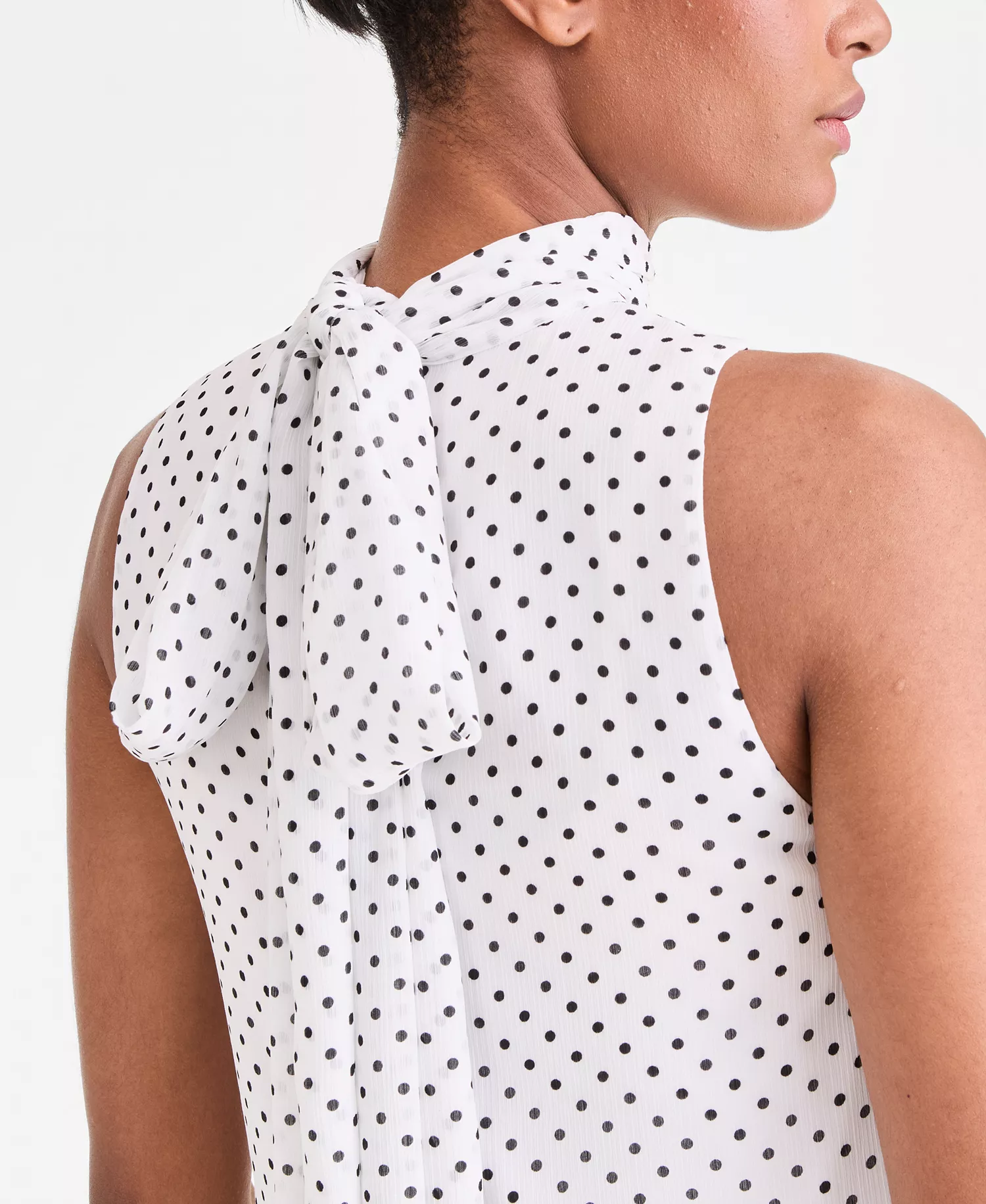 Women's Printed Sleeveless Midi Dress, Macy's Exclusive - Debbie Dots - L