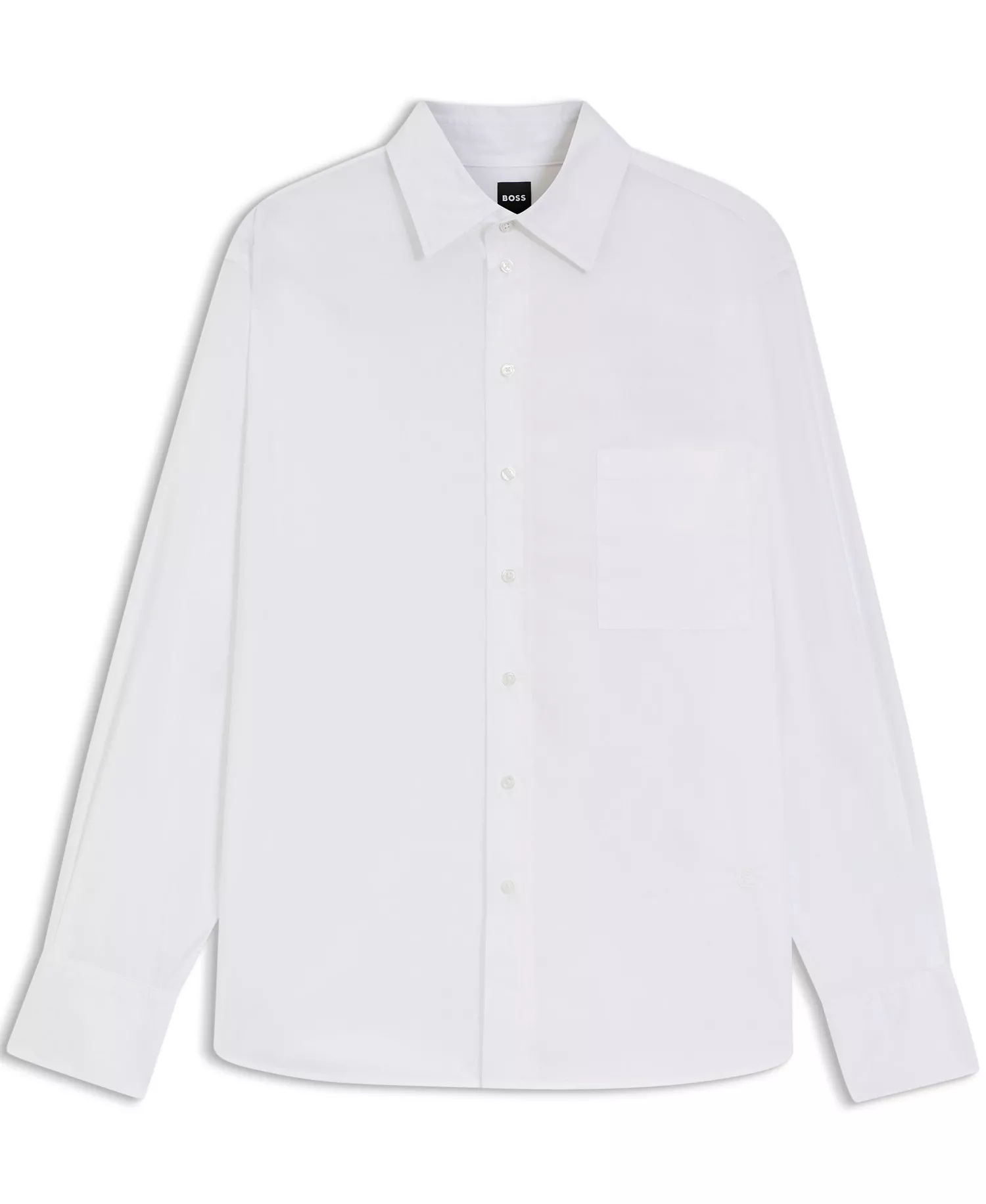 BOSS by Women's Cotton Oversized-Fit Blouse - White - 0