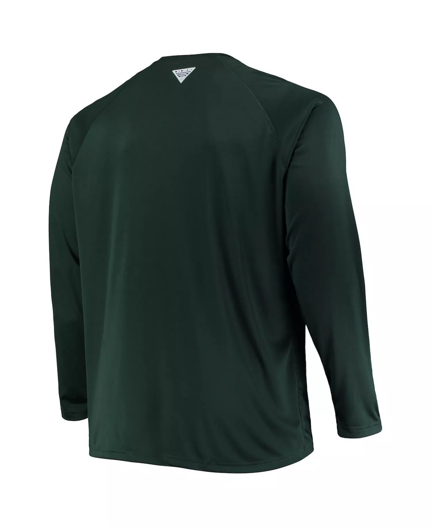 Men's Green Michigan State Spartans Big and Tall Terminal Tackle Omni-Shade Long Sleeve Raglan T-shirt - Green - 2XB