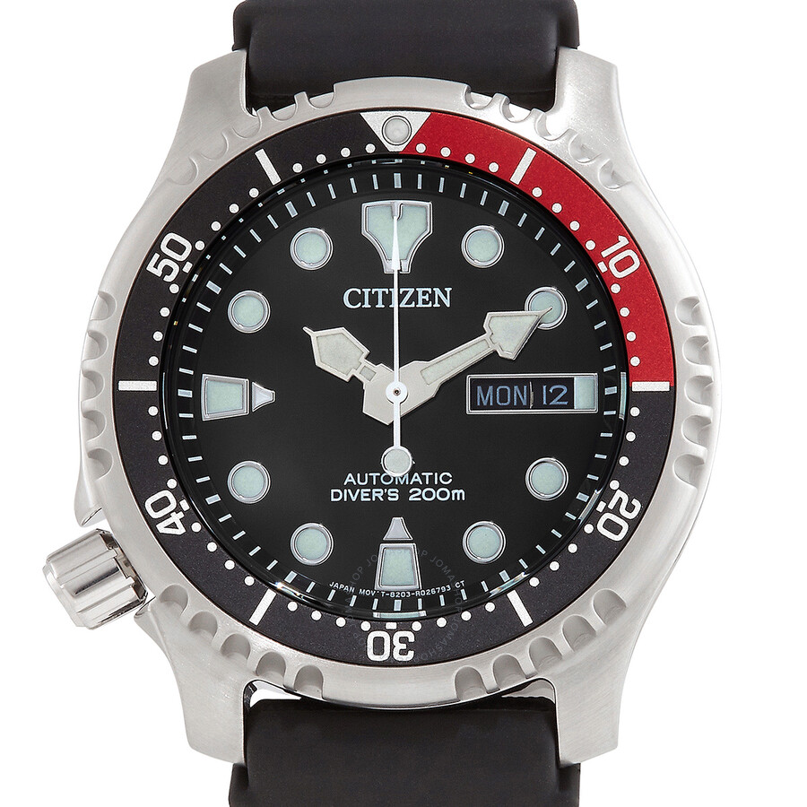 Citizen Promaster Marine Automatic Black Dial Coke Bezel Men's Watch
