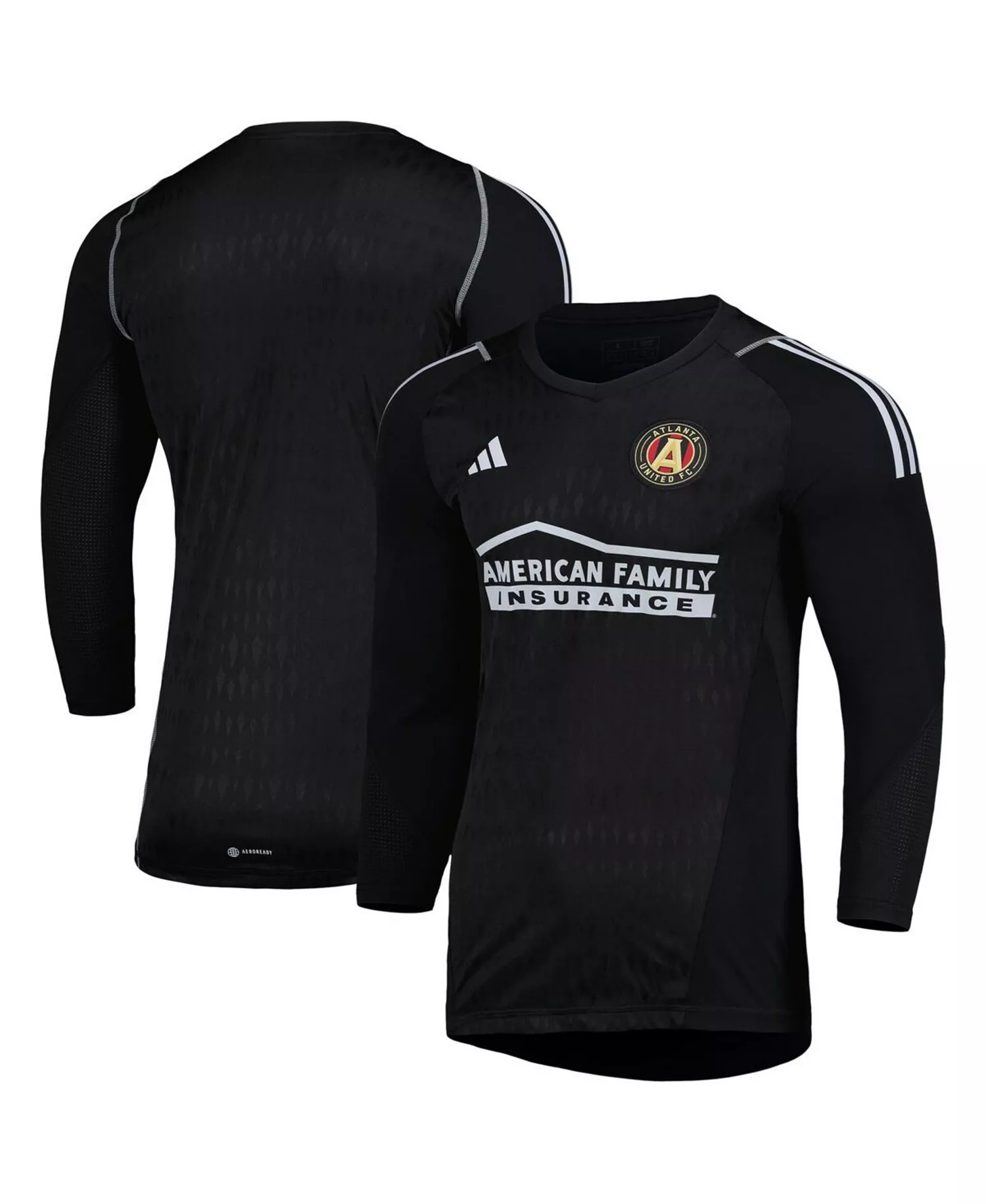 Men's Black Atlanta United FC 2023 Goalkeeper Long Sleeve Replica Jersey - Black - XL