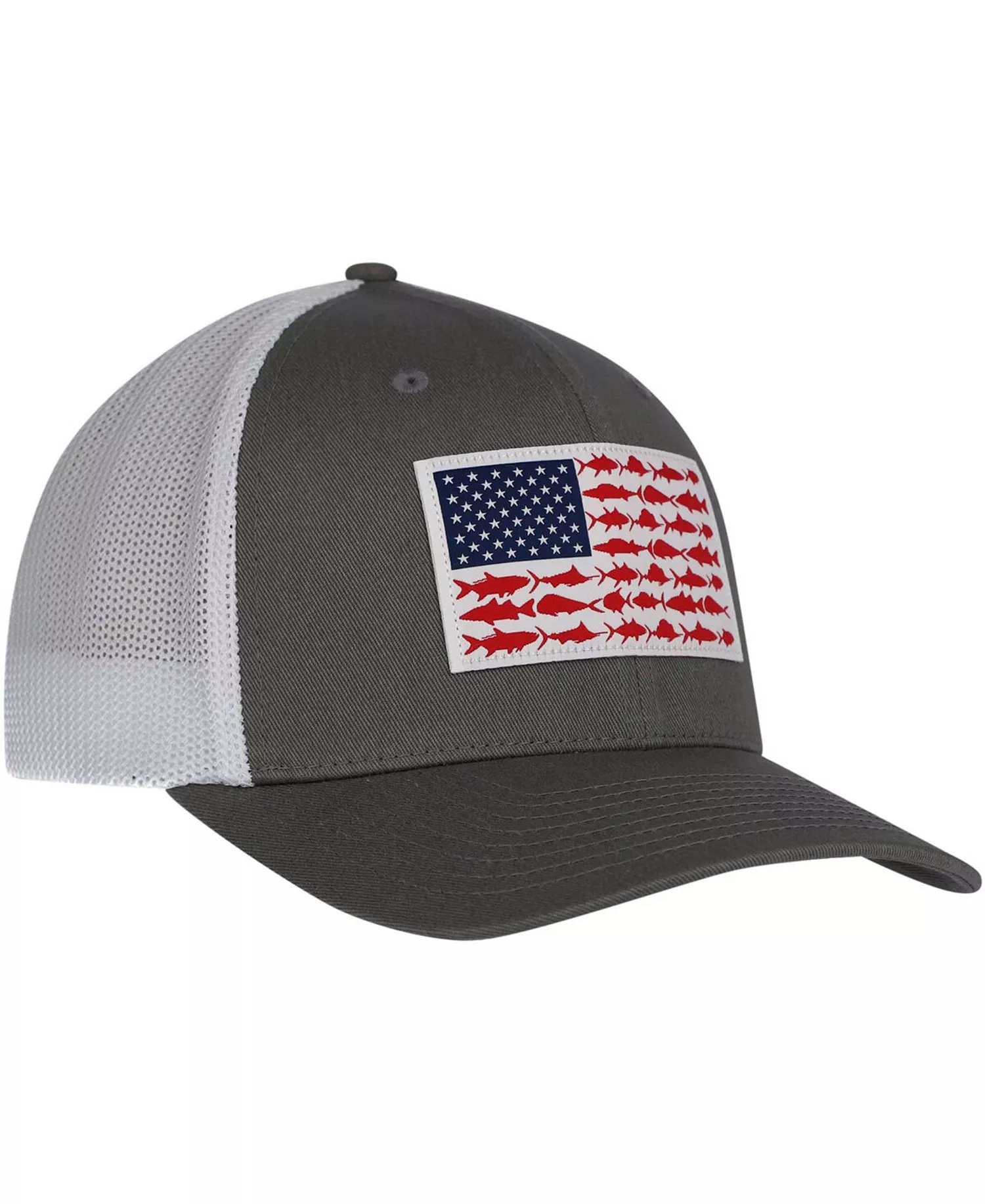 Men's Dallas Cowboys PFG Fish Flag Flex Hat - Gray - L