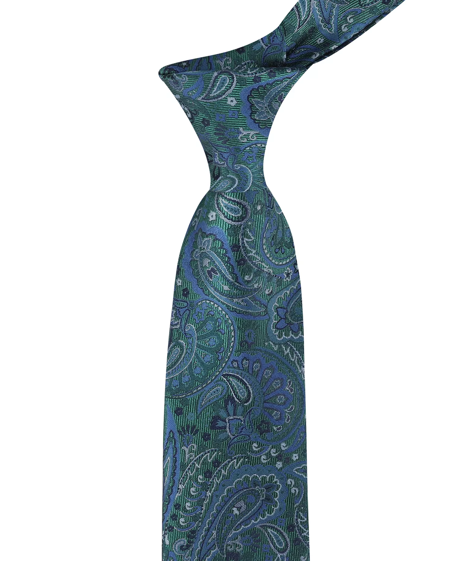 Men's Benson Paisley Printed Tie - Blue - ONE SIZE