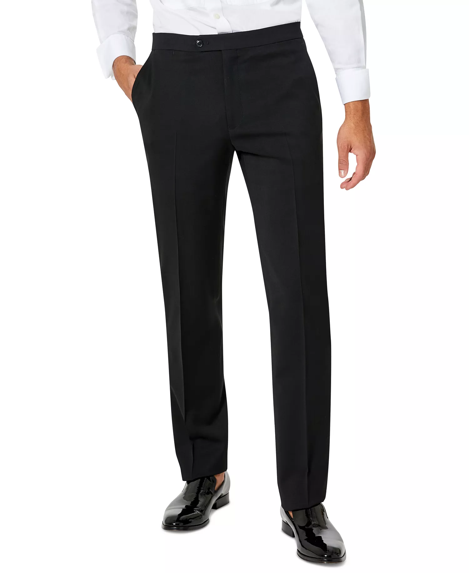 Men's Modern-Fit Flex Stretch Tuxedo Pant - Black - 29x30