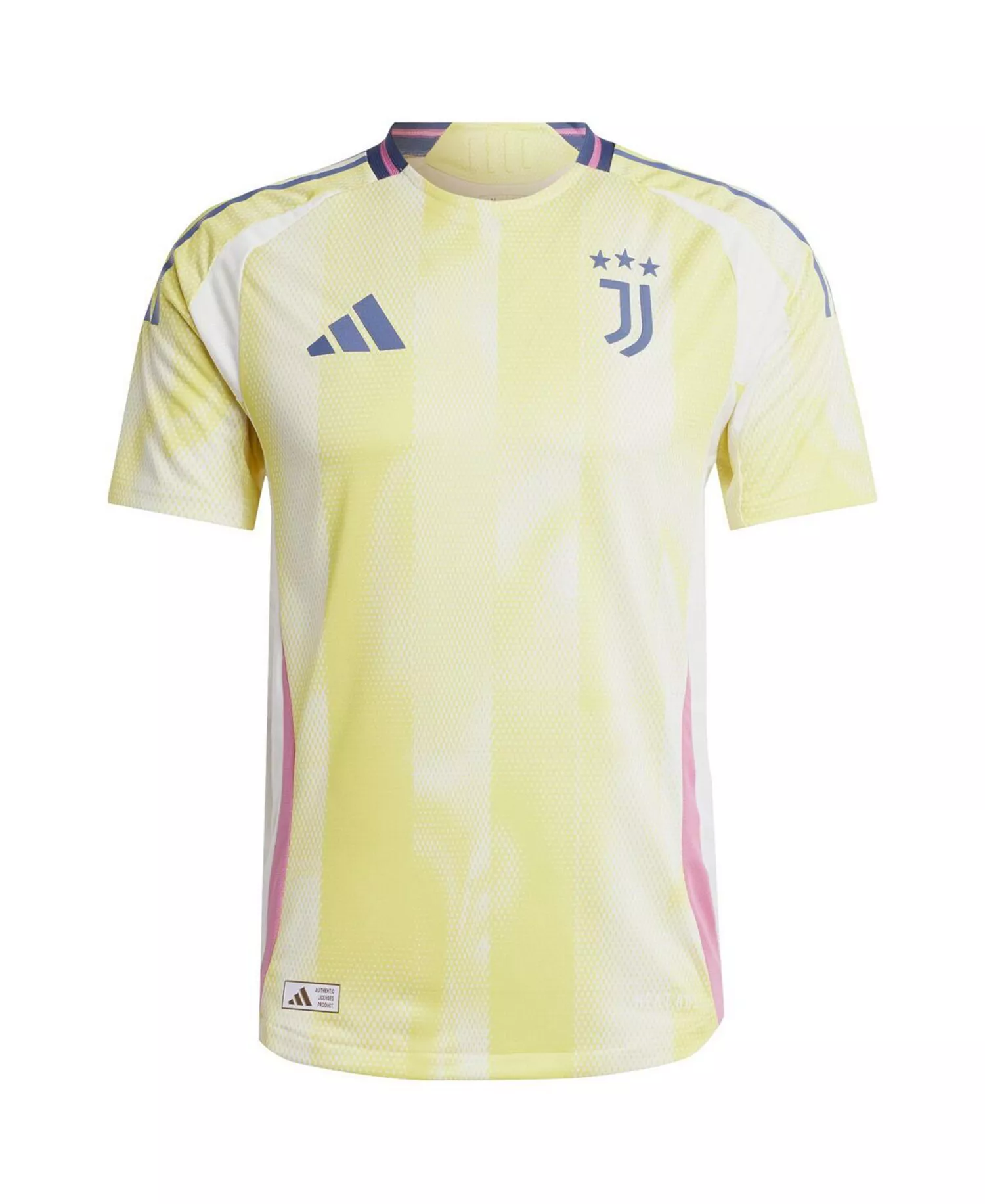Men's Yellow Juventus 2024/25 Away Authentic Jersey - Yellow - M