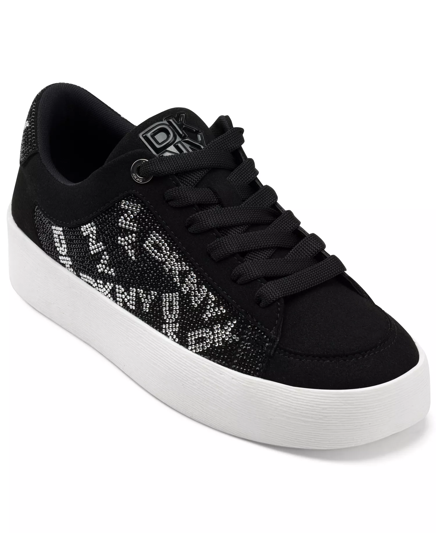 Women's Gindy Lace-Up Sneakers - Black - 7.5M