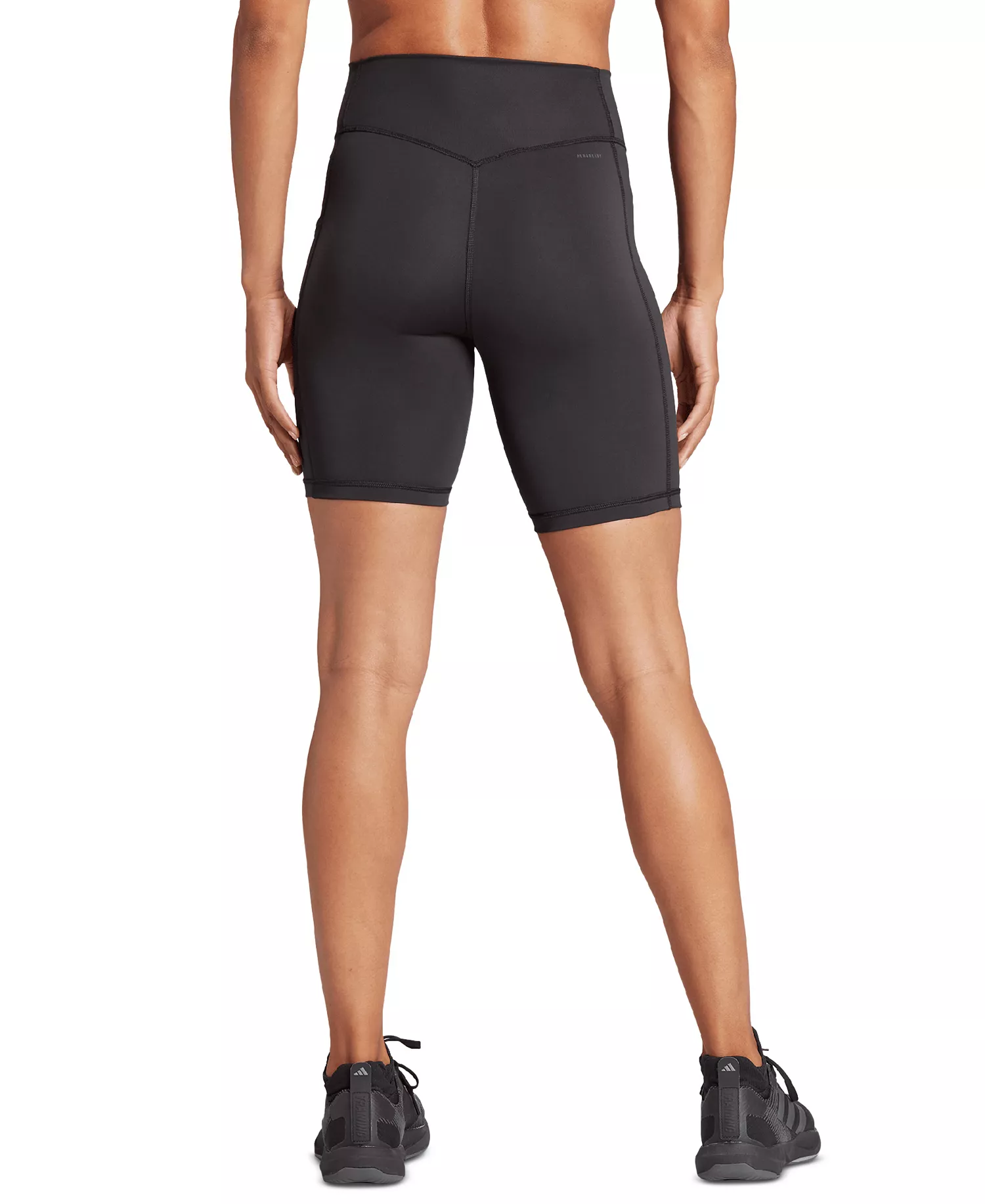 Women's Optime Stash High-Rise Bike Shorts - Black - S