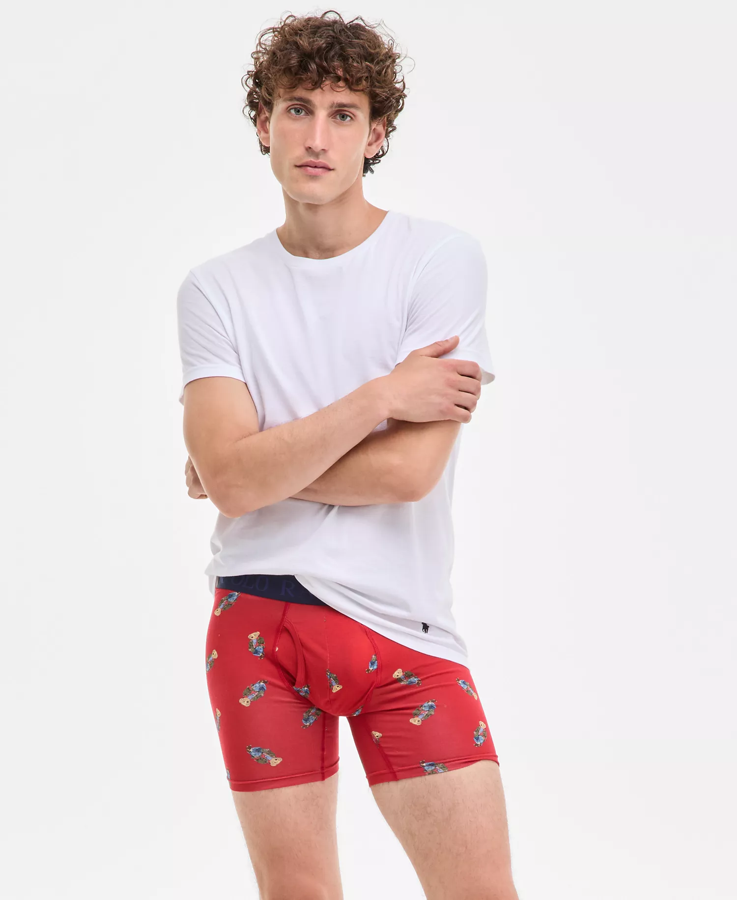 Men's 3-Pk. Holiday Boxer Briefs Gift Set - Heritage Royal/rl2000 Red/cruise Navy - M