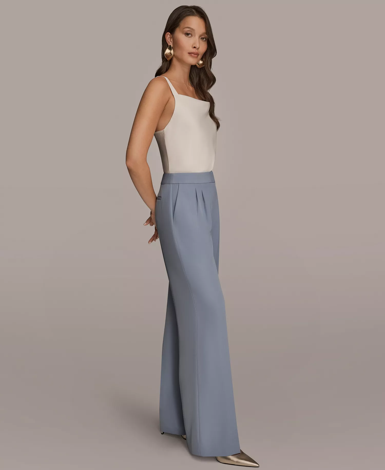 Women’s Waisted Wide Leg Pants - Tempest - 0