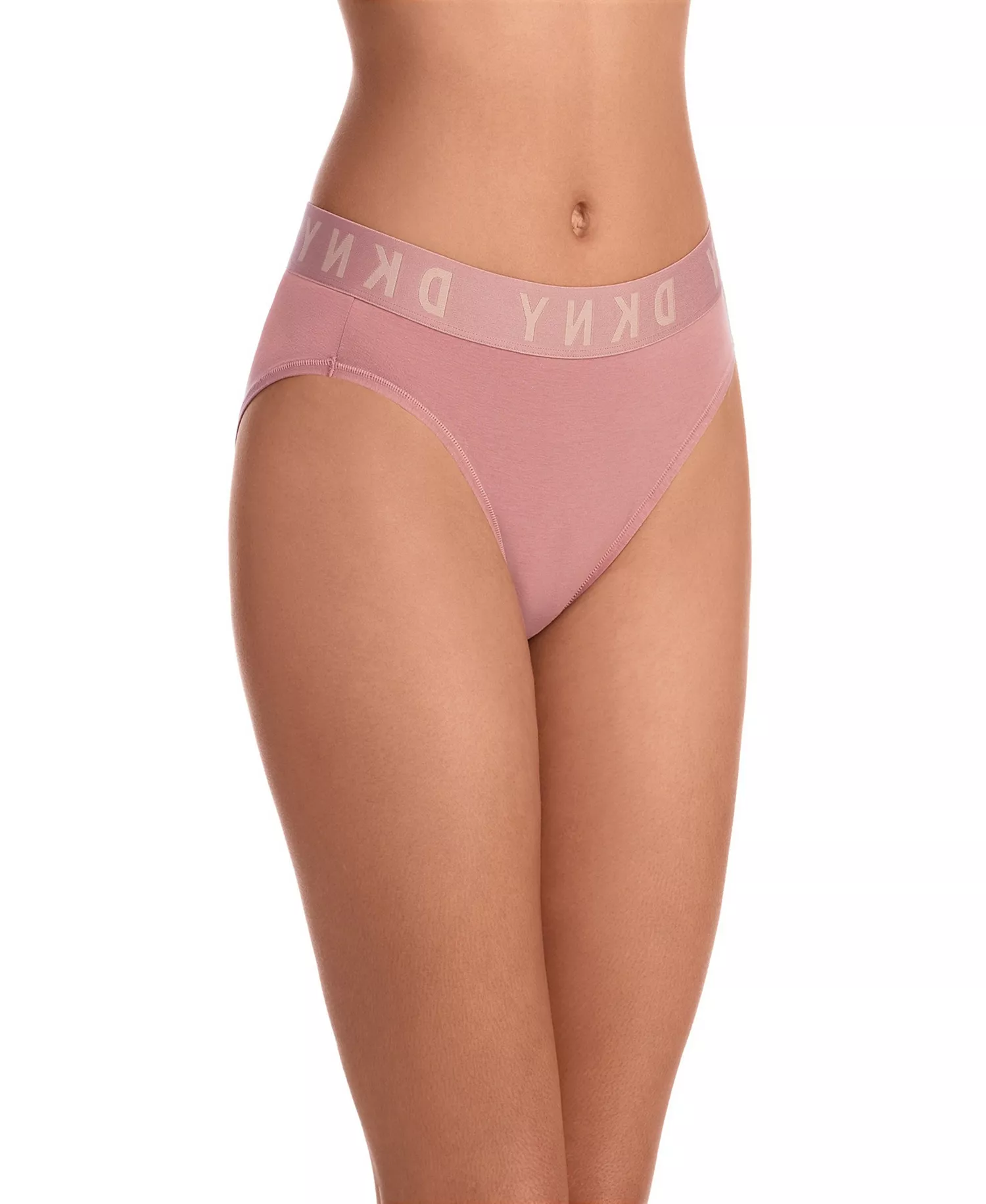 Women's Cozy Boyfriend Hi-Cut Brief DK8505 - Rosewood - L