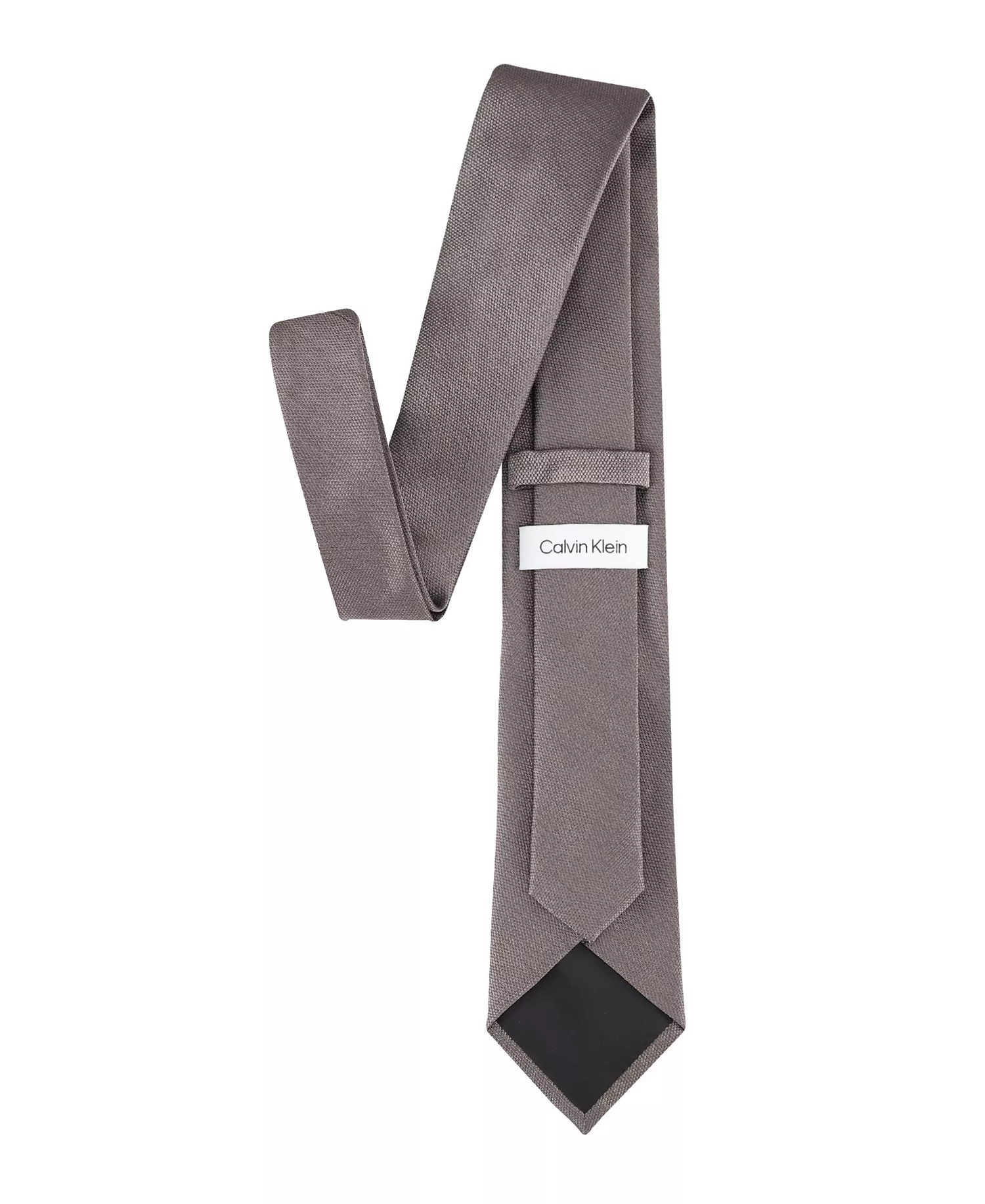 Men's Silky Solid Tie - Gray - ONE SIZE