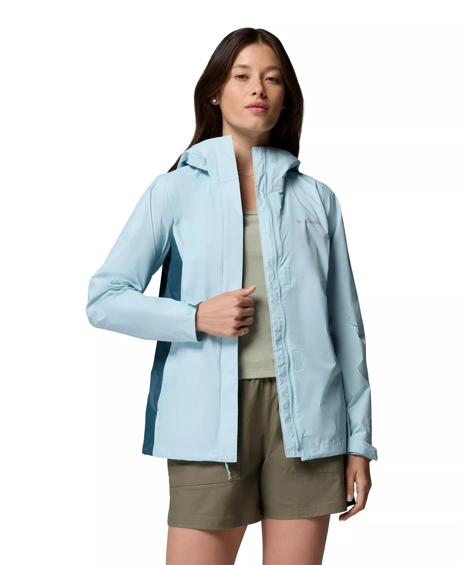 Women's Omni-Tech™ Arcadia II Rain Jacket - Black - L