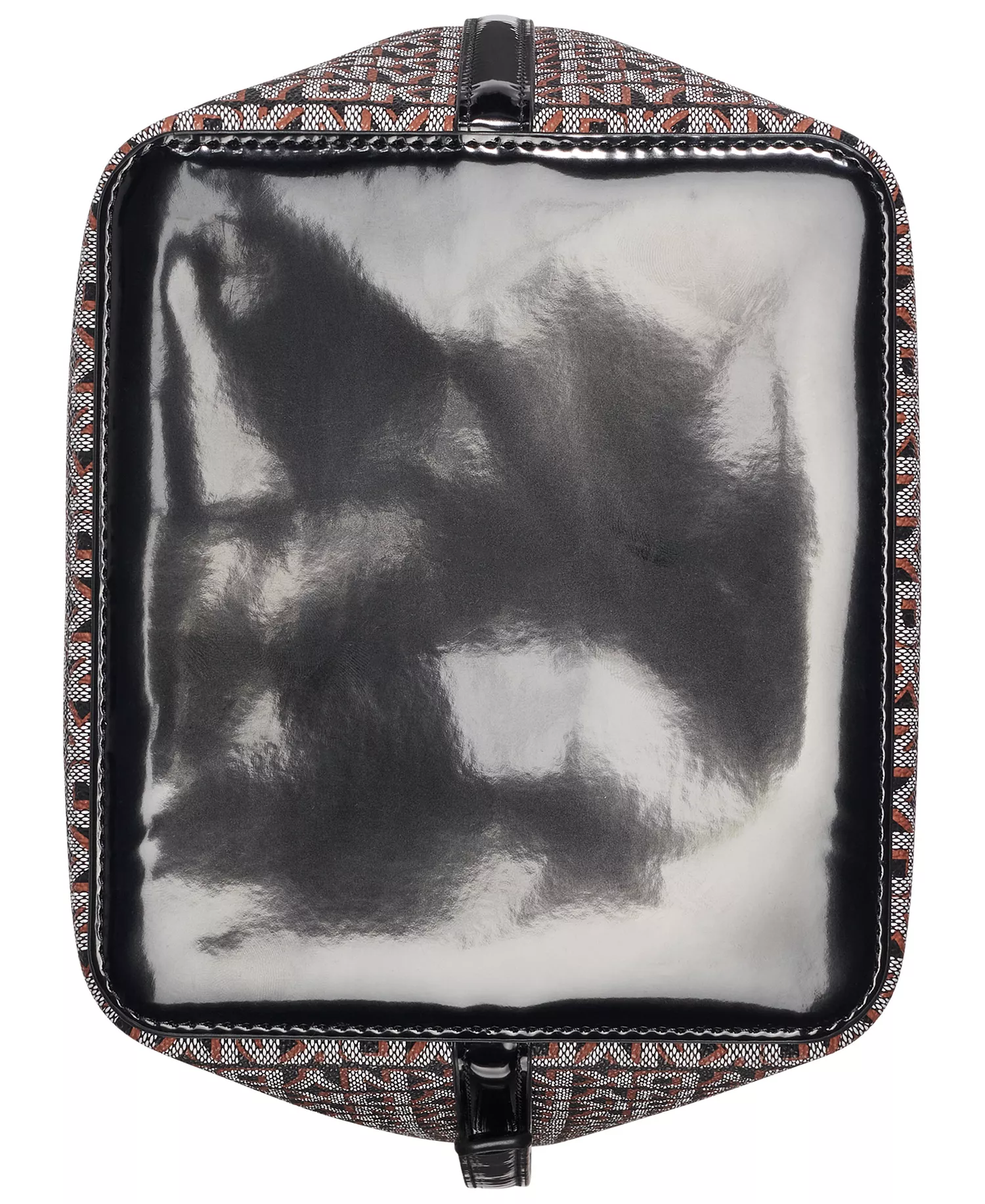 Avril Small Logo Bucket Bag - Black/saddle - NO SIZE