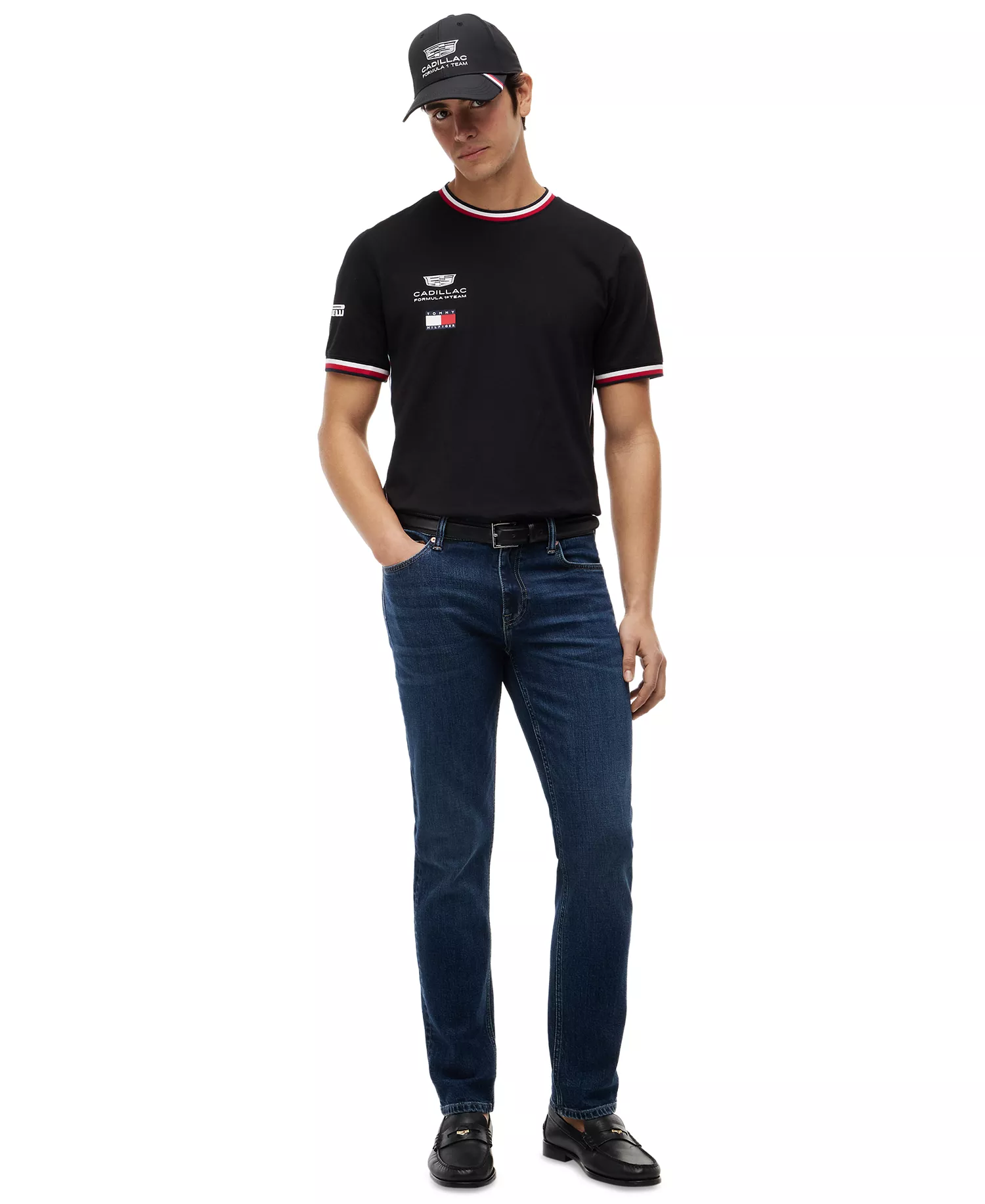 x Cadillac F1® Men's Replica Short-Sleeve T-Shirt - Black - S