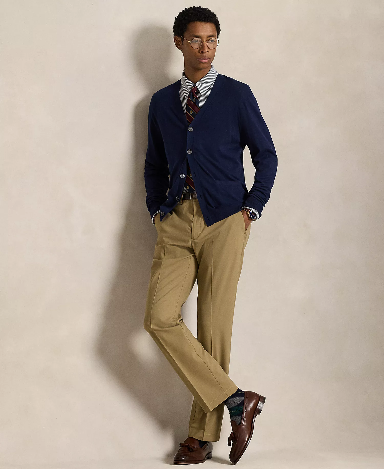 Men's Manhasset Stretch Straight-Fit Pants - Desert Khaki - 30x30