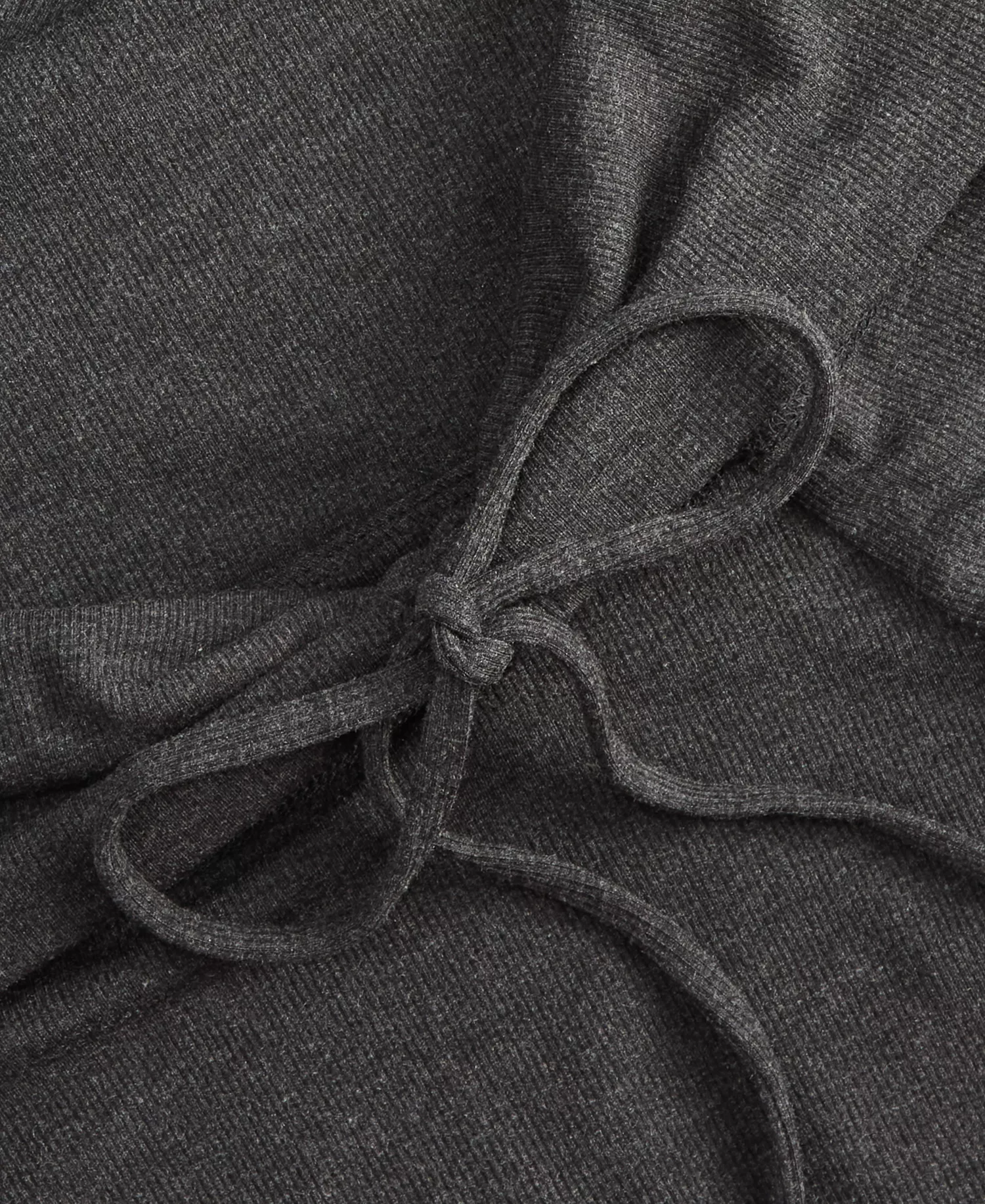 Petite Off-The-Shoulder Long-Sleeve Top, Macy's Exclusive - Charcoal Hthr - P/L