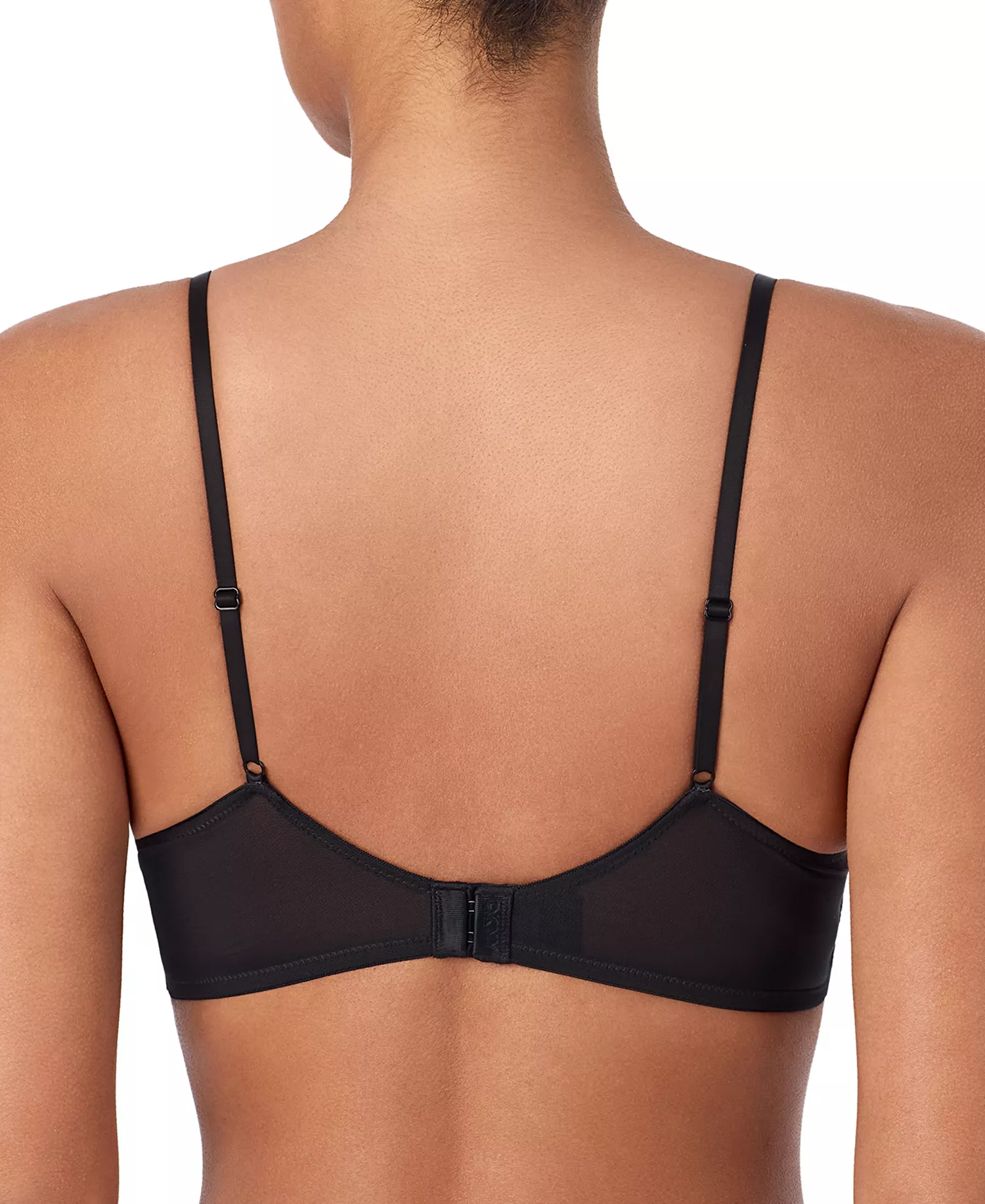 Women's Lace Deco Balconette Bra DK7555 - Black - 32 - A