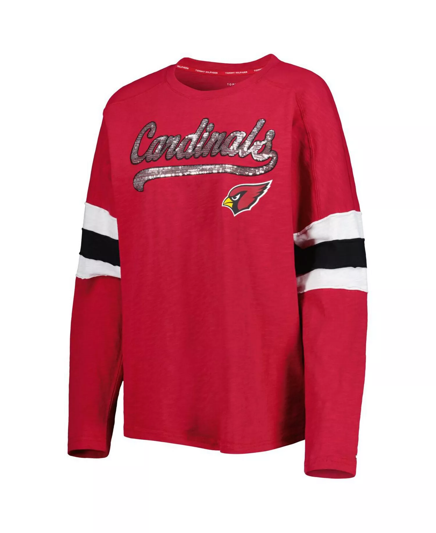 Women's Cardinal Arizona Cardinals Justine Long Sleeve Tunic T-shirt - Cardinal - 2XL