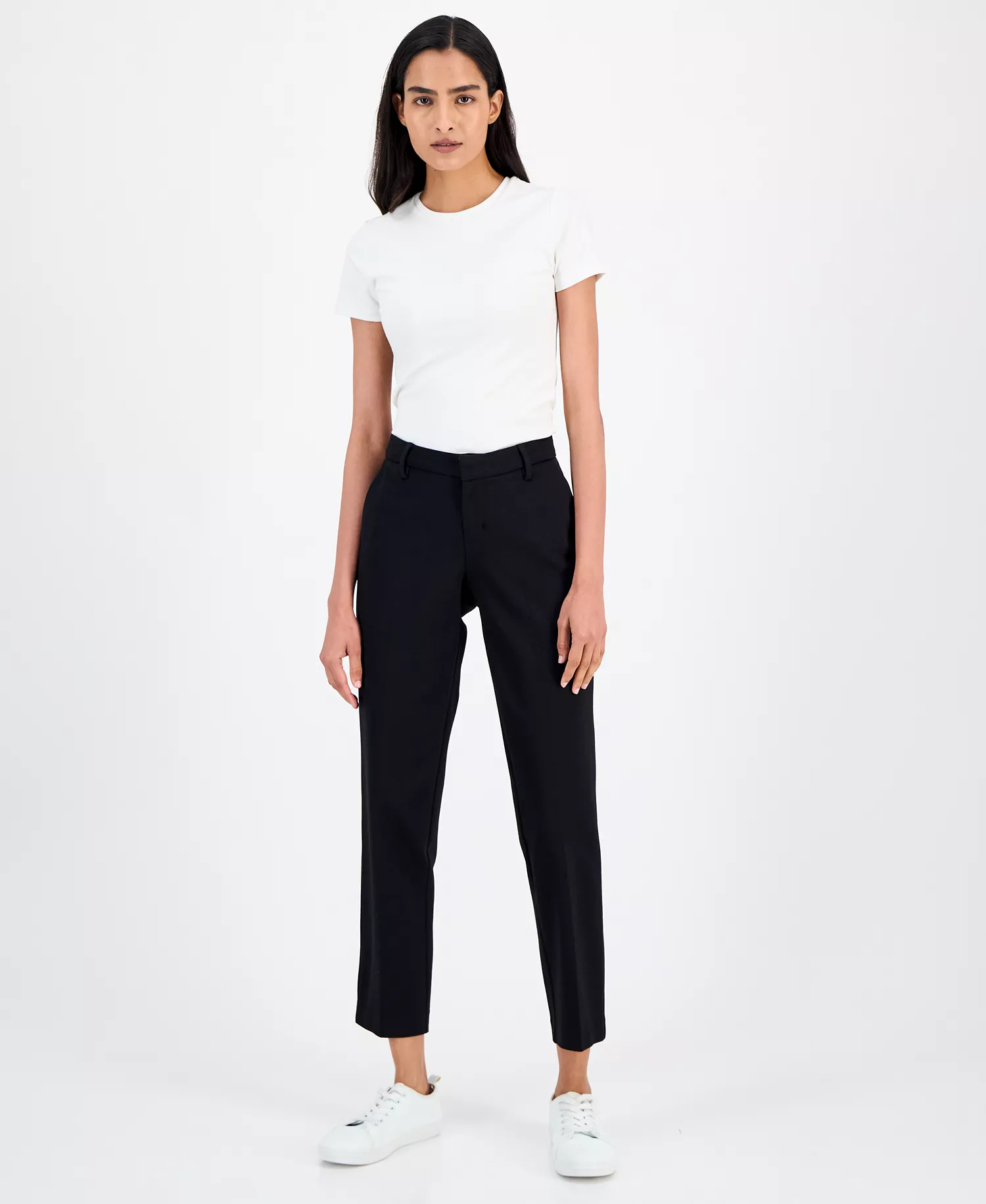 Nautica Women's Ponte Pants - Black - 10