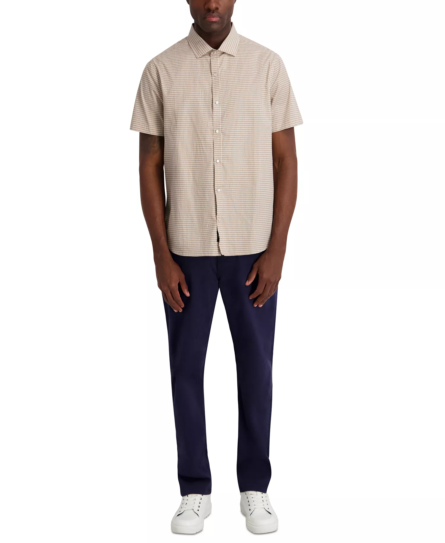 Men's Core Short-Sleeve Shirt - Beige - 2XL